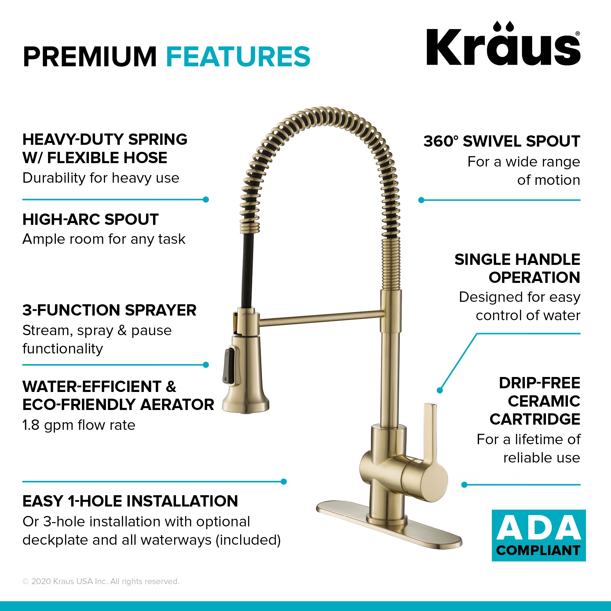 Kraus KPF-1690-FF-100SFACB Kitchen-Faucets - View #9