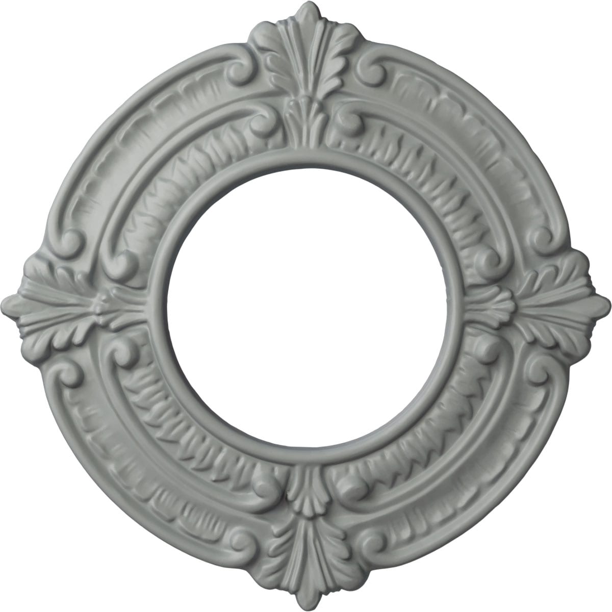 Ekena Millwork CM09BN Benson 9-in W x 9-in L Architectural Polyurethane Whole Ceiling Medallion