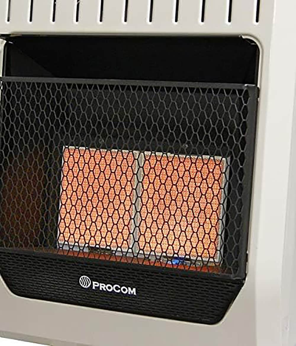 ProCom 20000-BTU Floor-Mount Indoor Natural Gas Vent-Free Infrared ...