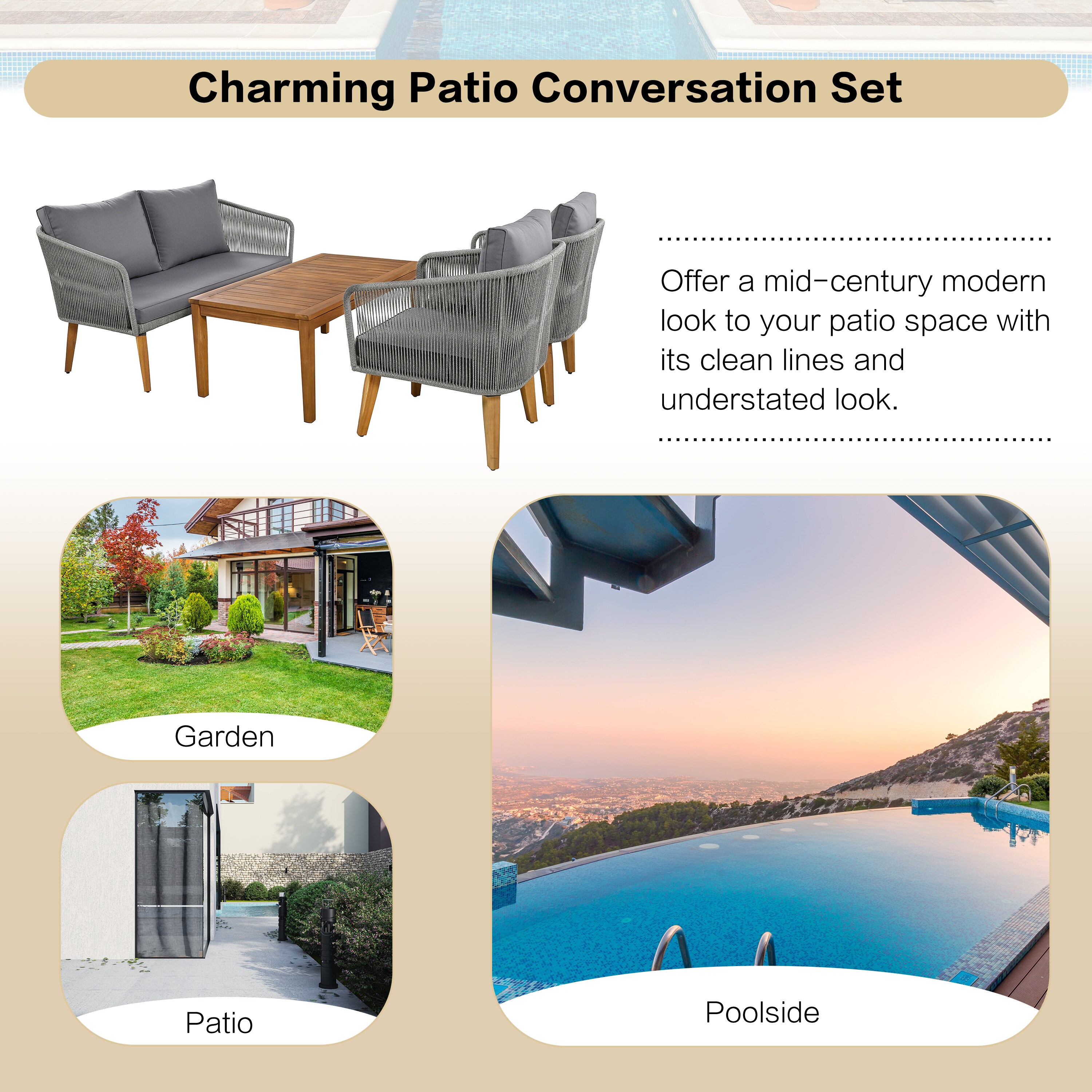 JIMSMAISON BOTRPCS02GR Patio-Conversation-Sets - View #6