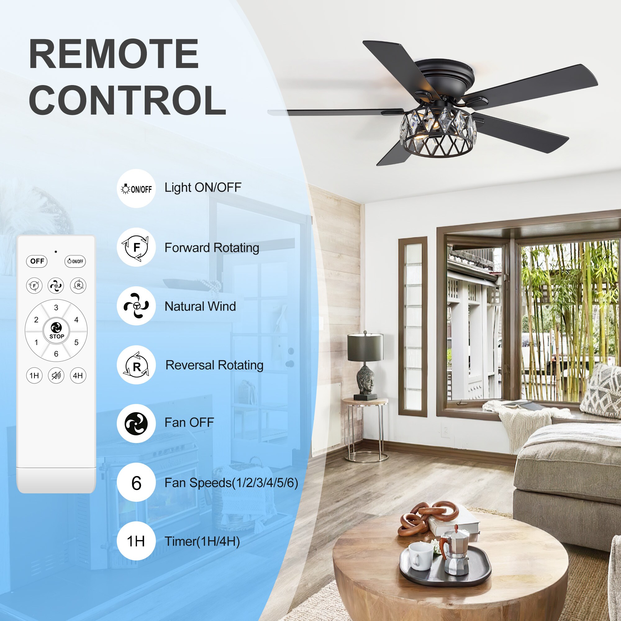Airsurfer AS-40015-BK Ceiling-Fans - View #7