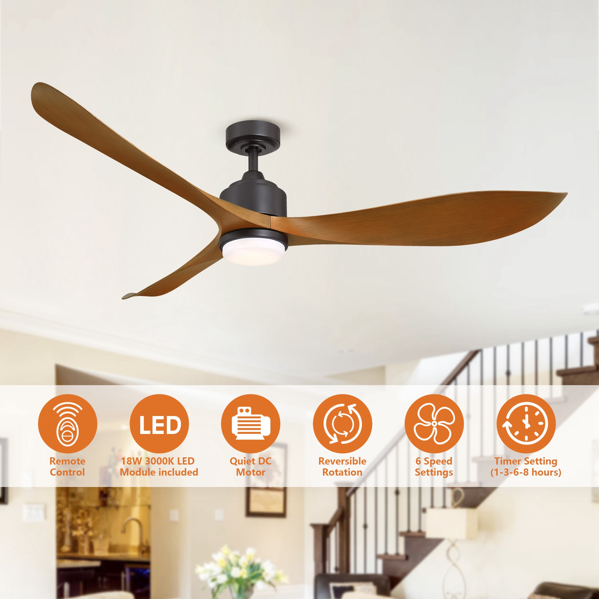 Parrot Uncle BBCPD1725A2-ORB Ceiling-Fans - View #9