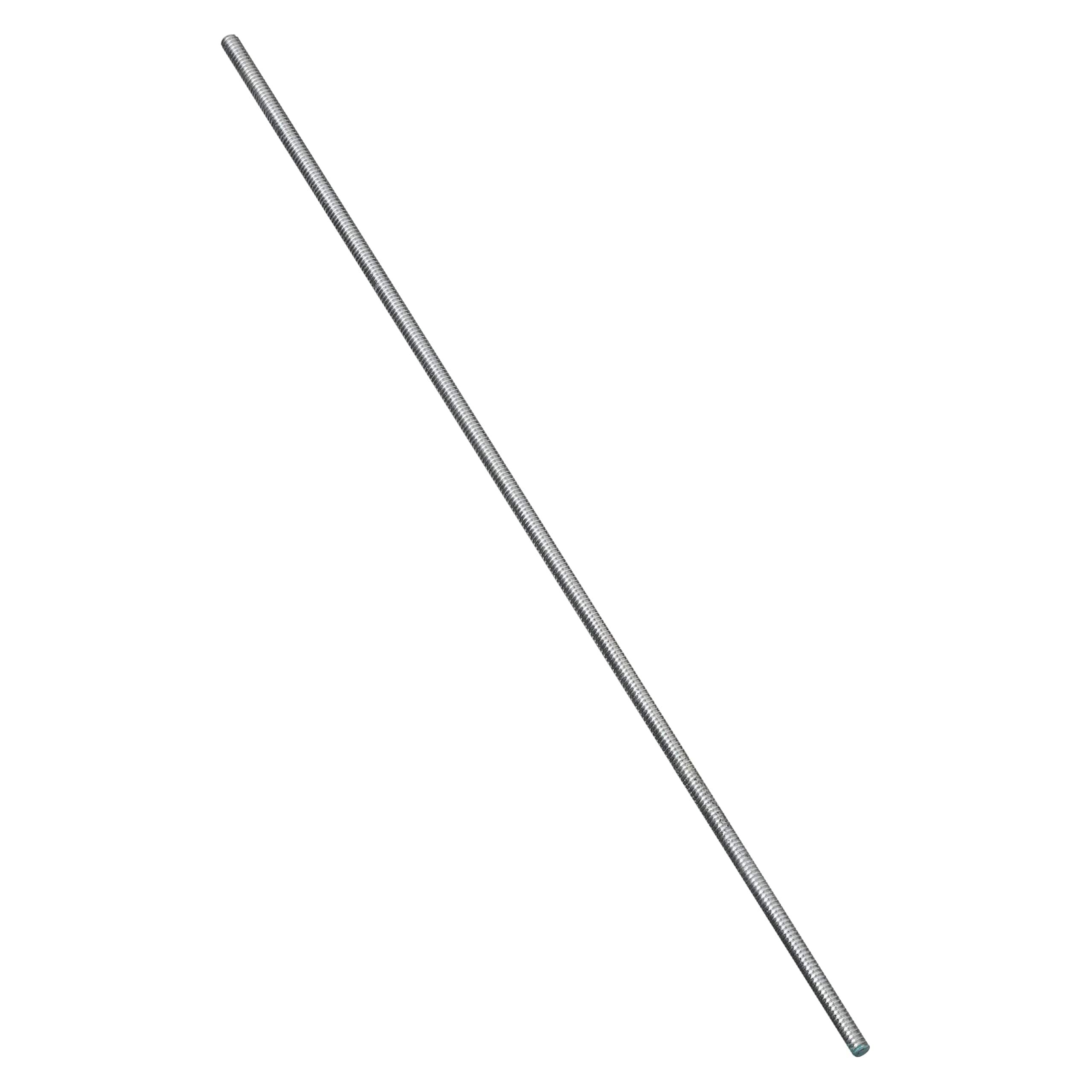 National Hardware  N179-309 12 in Zinc-Plated Alloy Steel Threaded Rod #10-24 Left-Hand