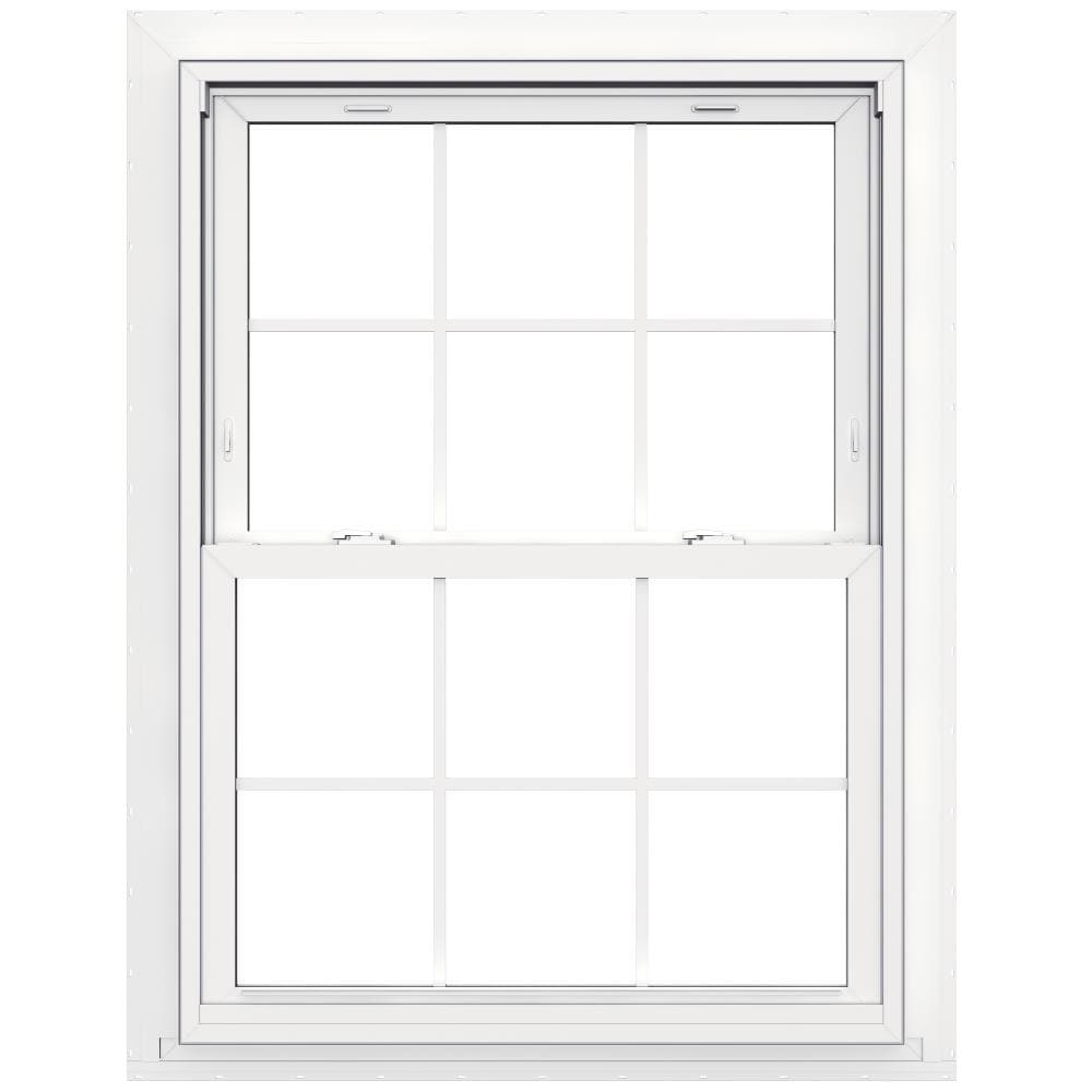 JELD-WEN Flat Casing Vinyl 35.5-in x 47.5-in Vinyl New Construction ...