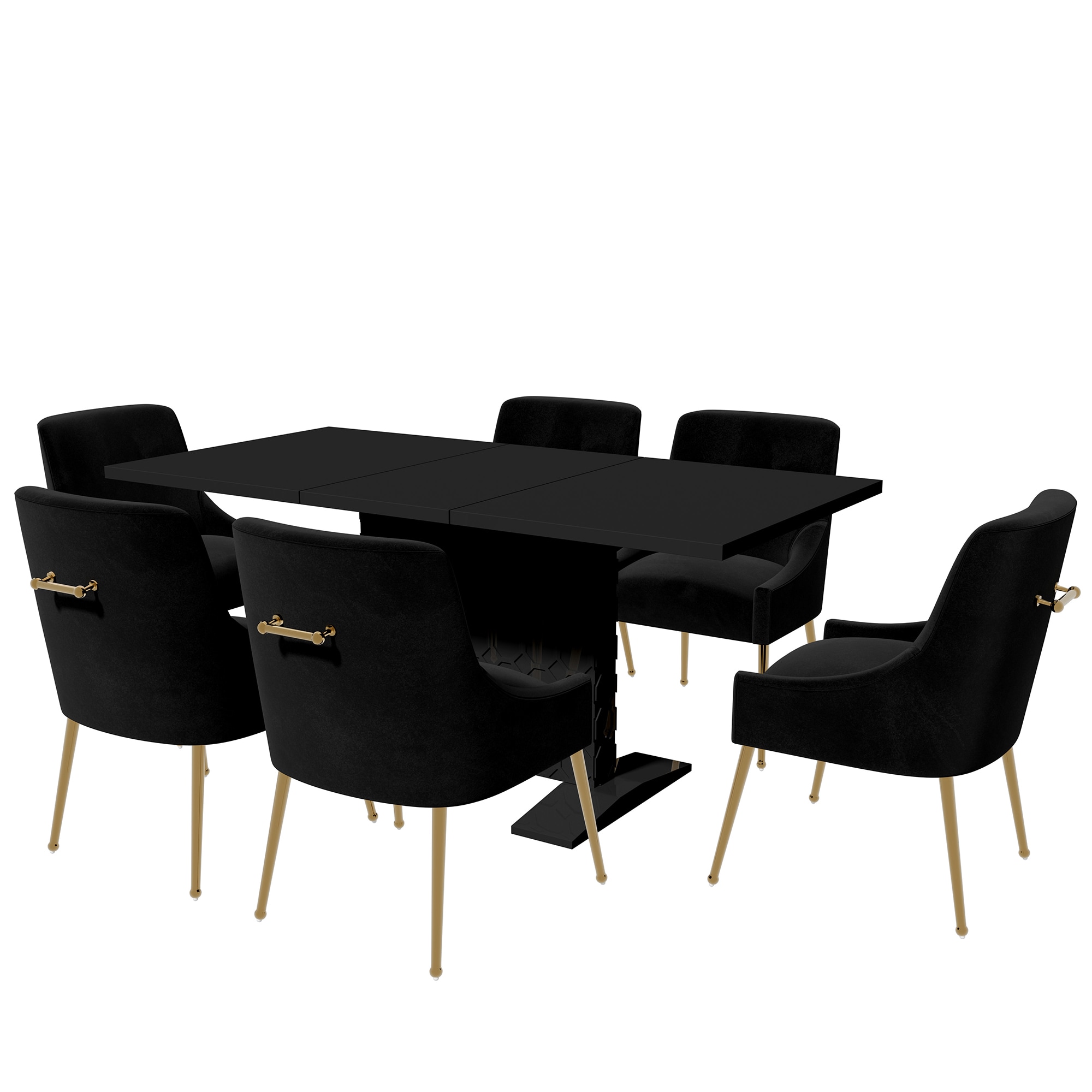 Clihome CL-ST1-BK700BK Dining-Sets - View #2