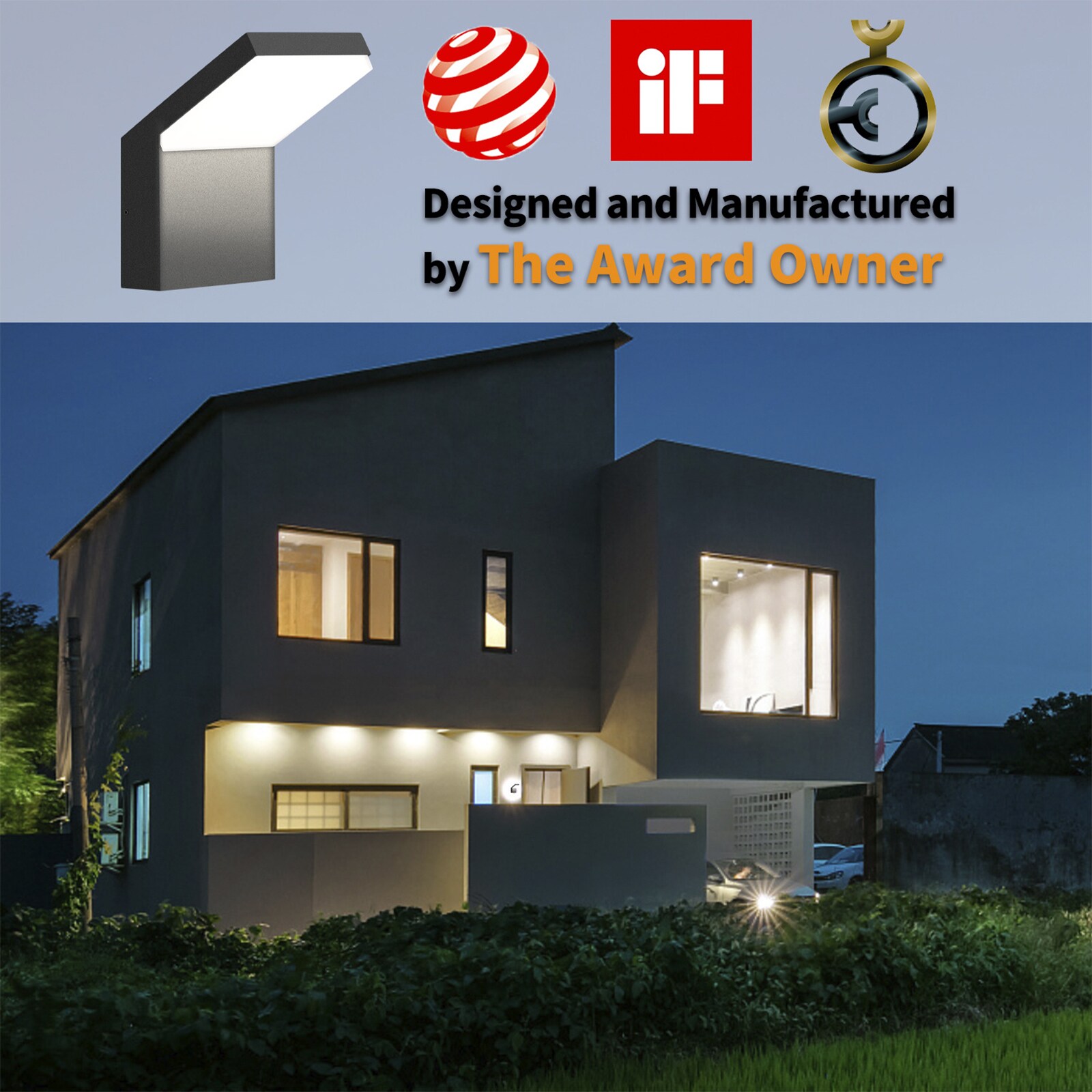 Flynama DBL-D0102HAQMNV Outdoor-Wall-Lighting - View #3