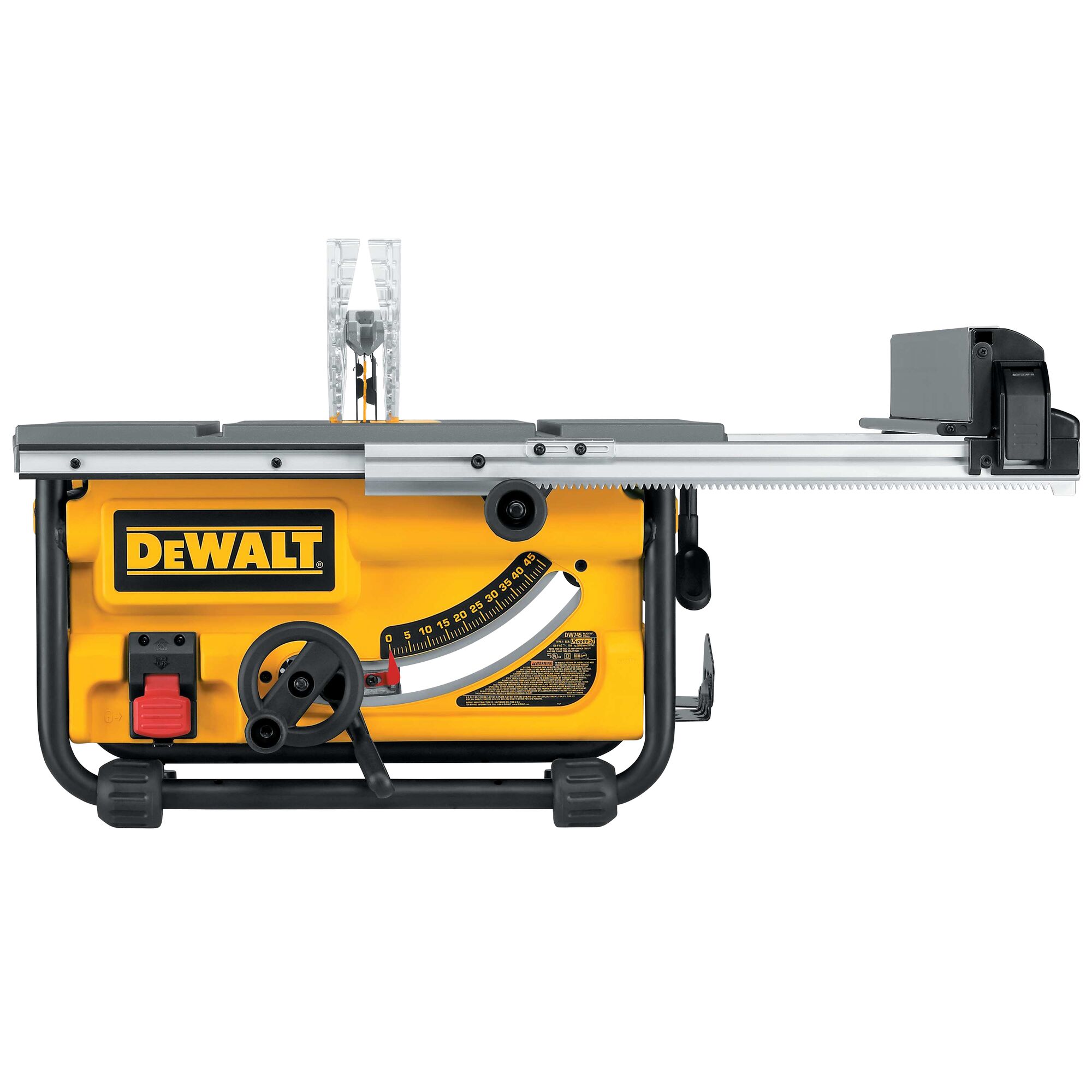 DEWALT 10-in 15-Amp Benchtop Table Saw with Folding in the Table Saws at