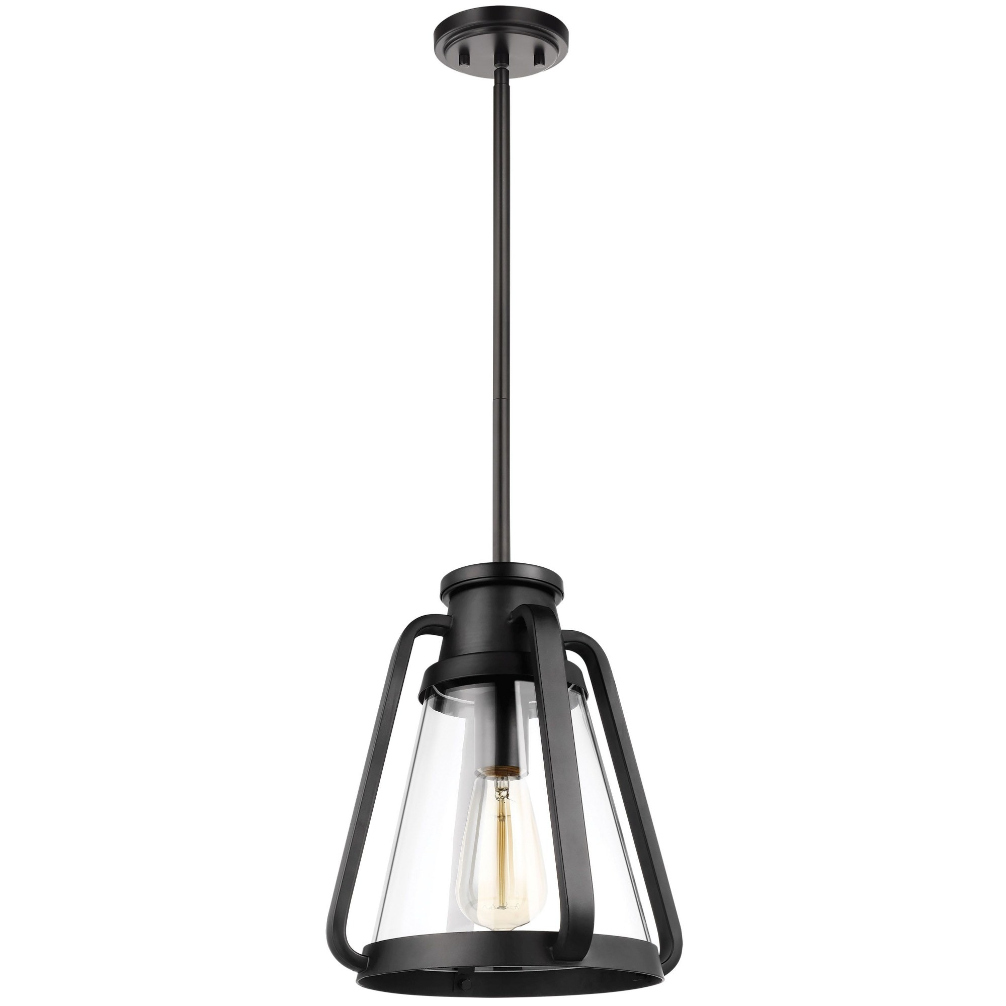 Nuvo Lighting Everett 1 Light Small Pendant by Nuvo - 60-75-10W1188H10D