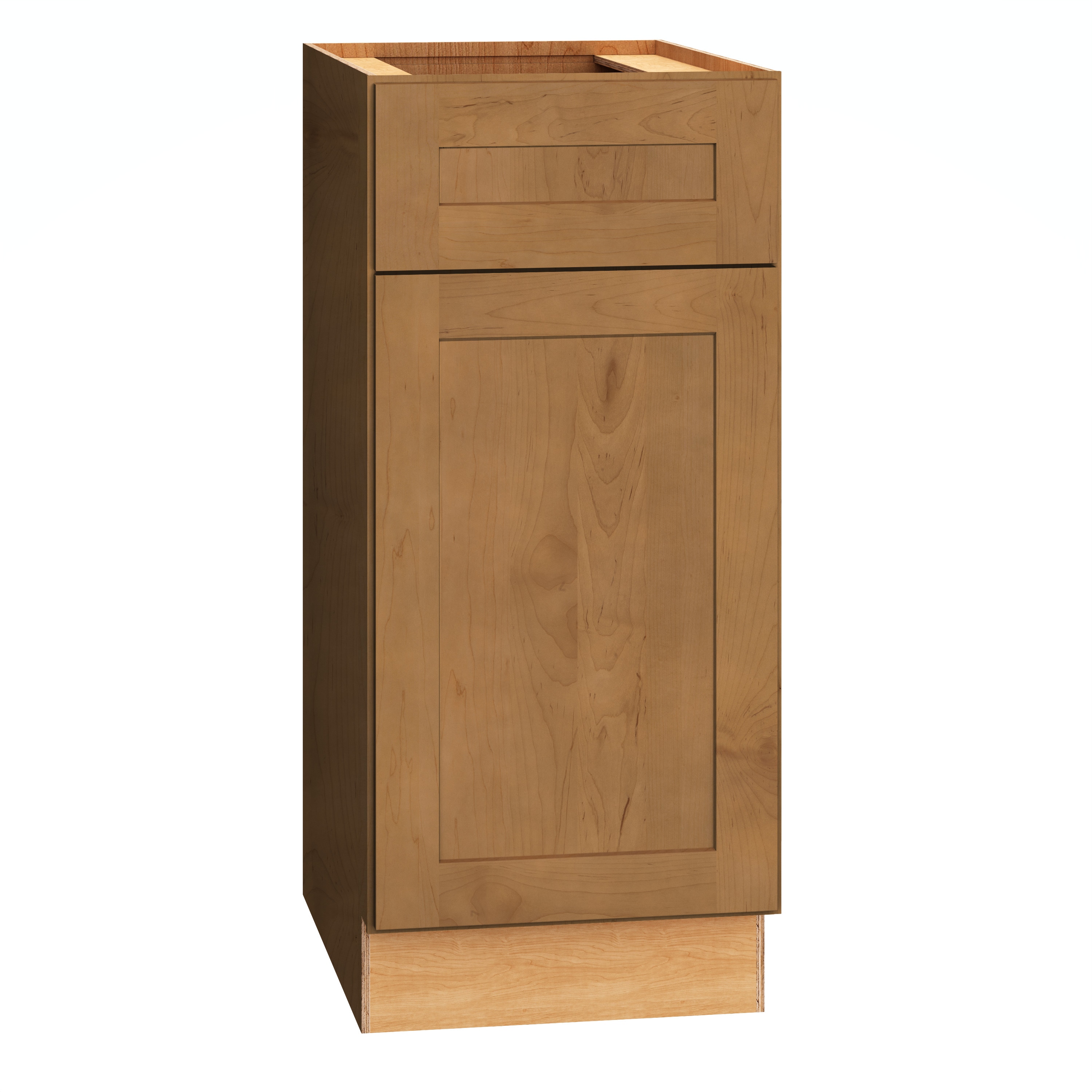 Diamond Express 62L-VB153421R Jamestown 15-in Sahara Brown Bathroom Vanity Base Cabinet without Top