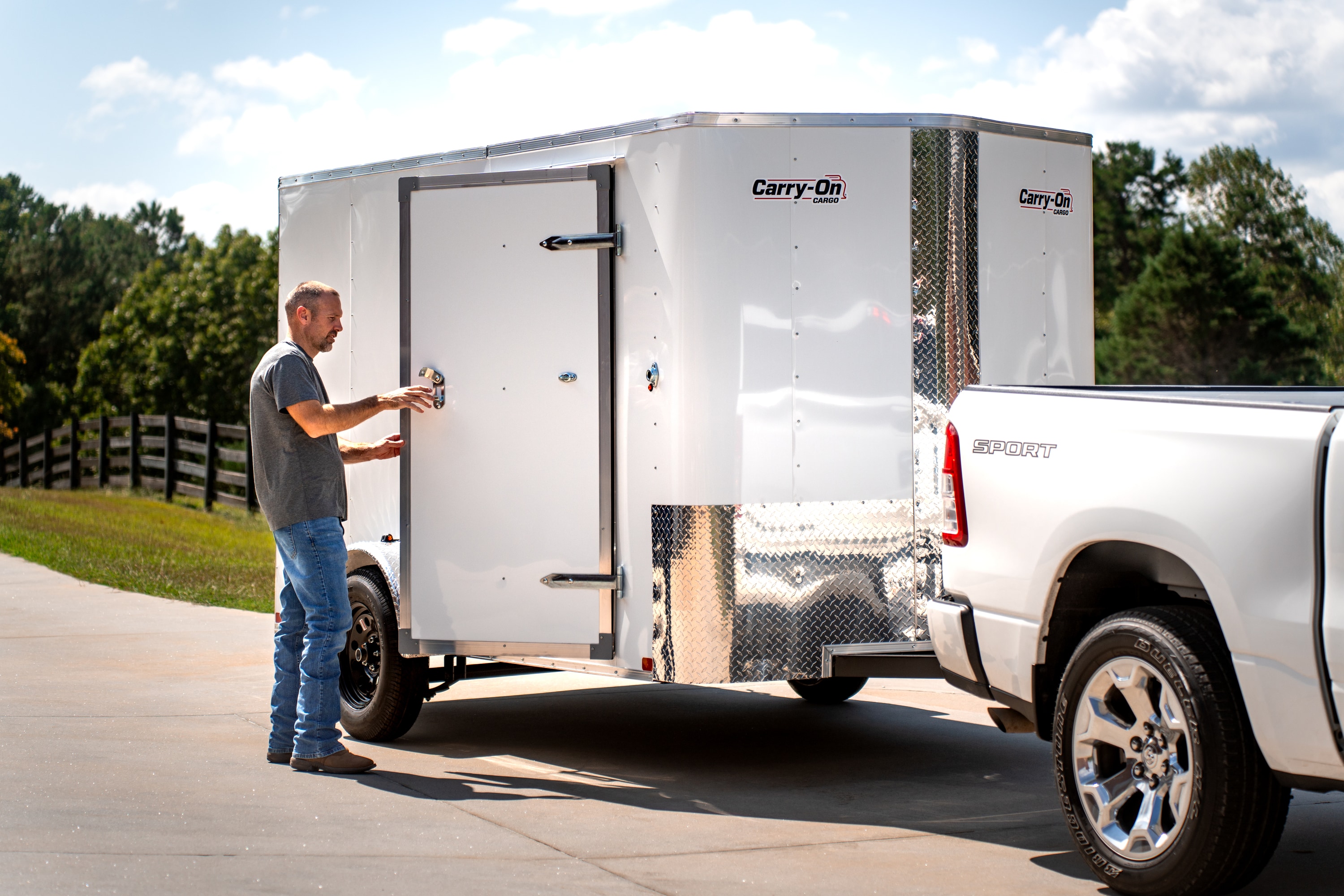 Carry-On Trailer 6X12LCGRECBN Enclosed-Trailers - View #15