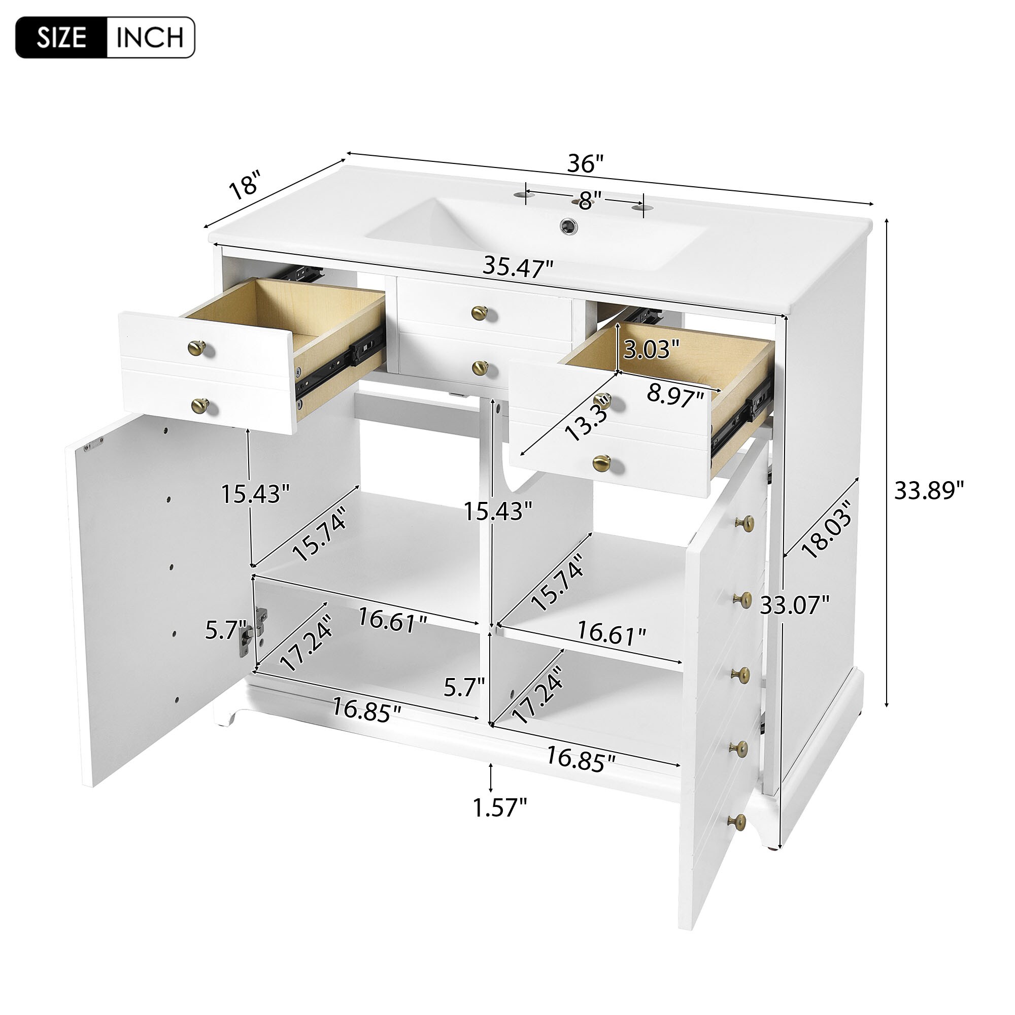 LOVMOR SF-L-N710P195628K Bath-Vanity-Combo - View #8