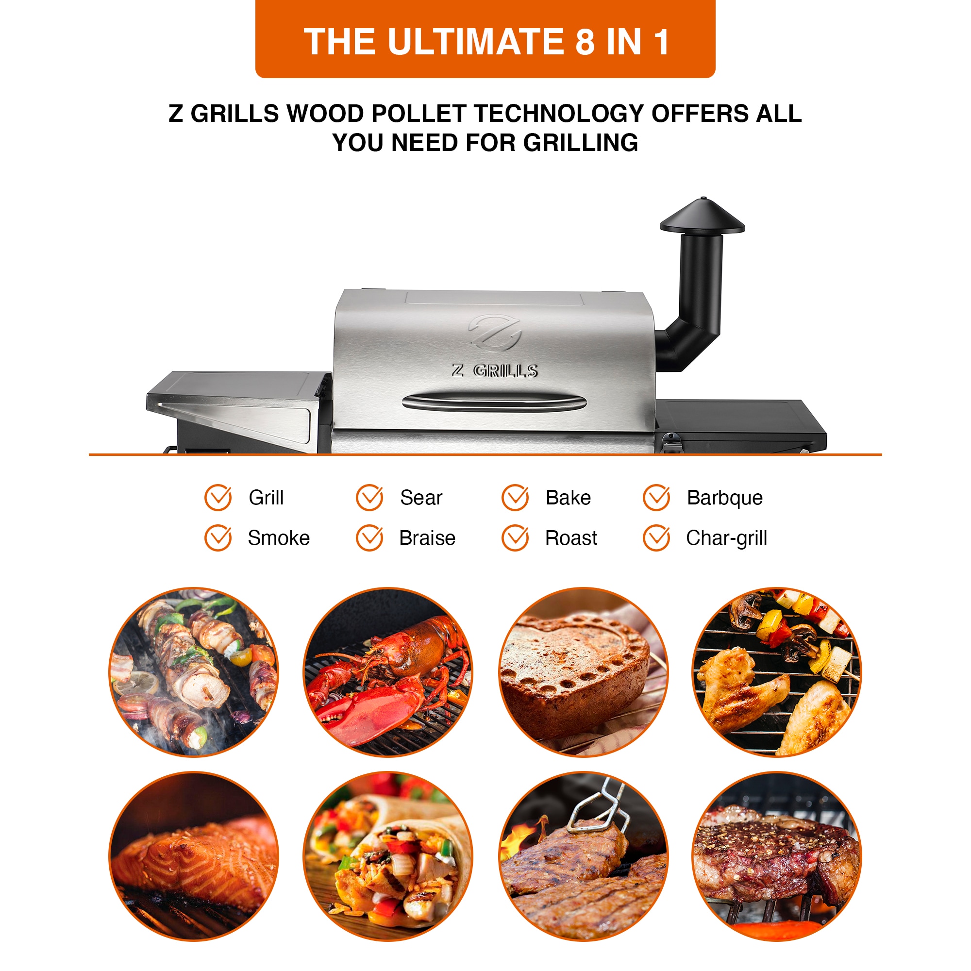 Z GRILLS ZPG-600D3E Pellet-Grills - View #9