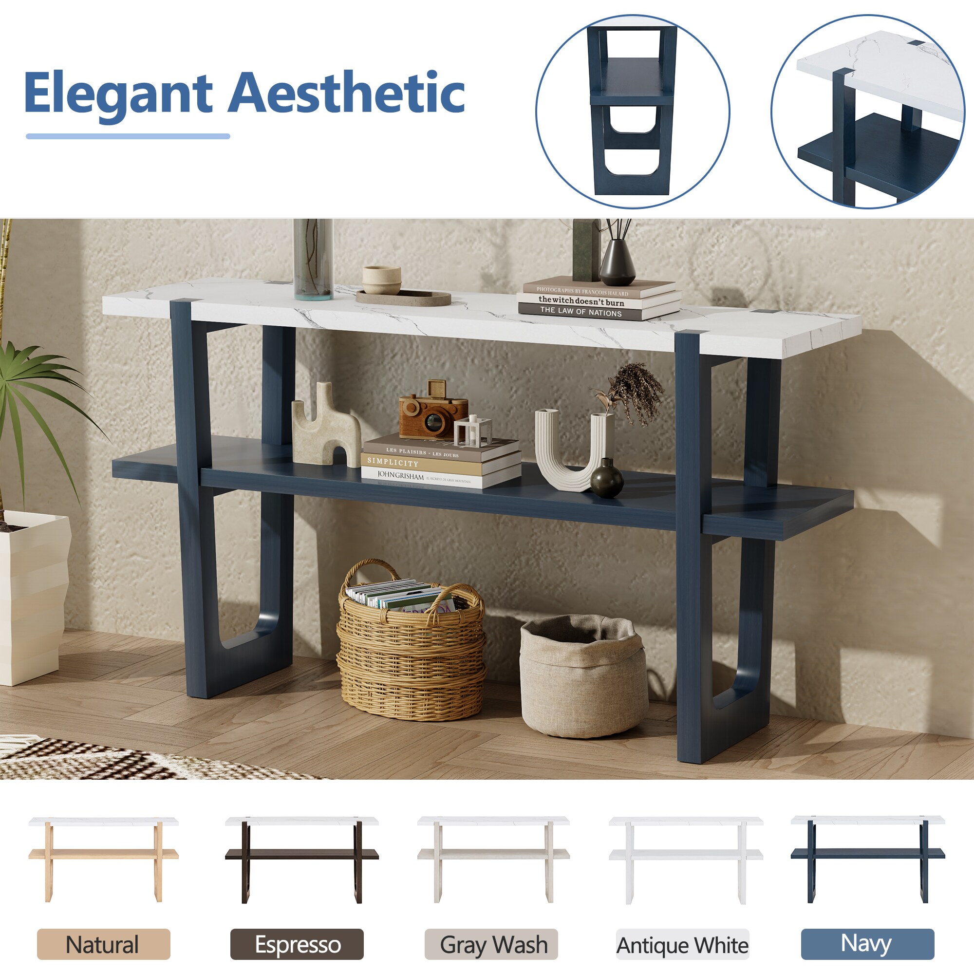ModernLuxe N715P196906M Console-Sofa-Tables - View #3