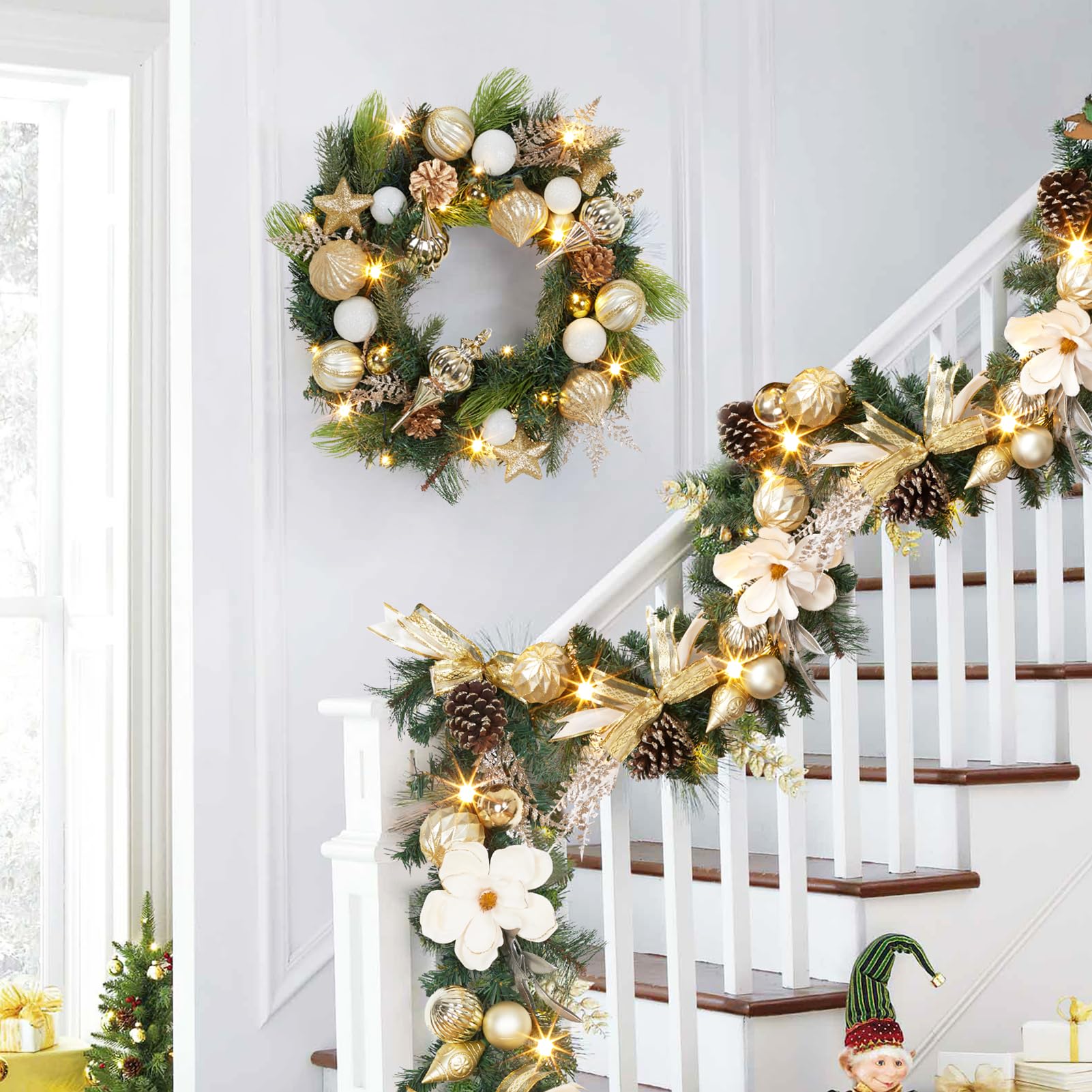 Garvee LHL-PHO-0Z3DKCVU Artificial-Christmas-Wreaths - View #7