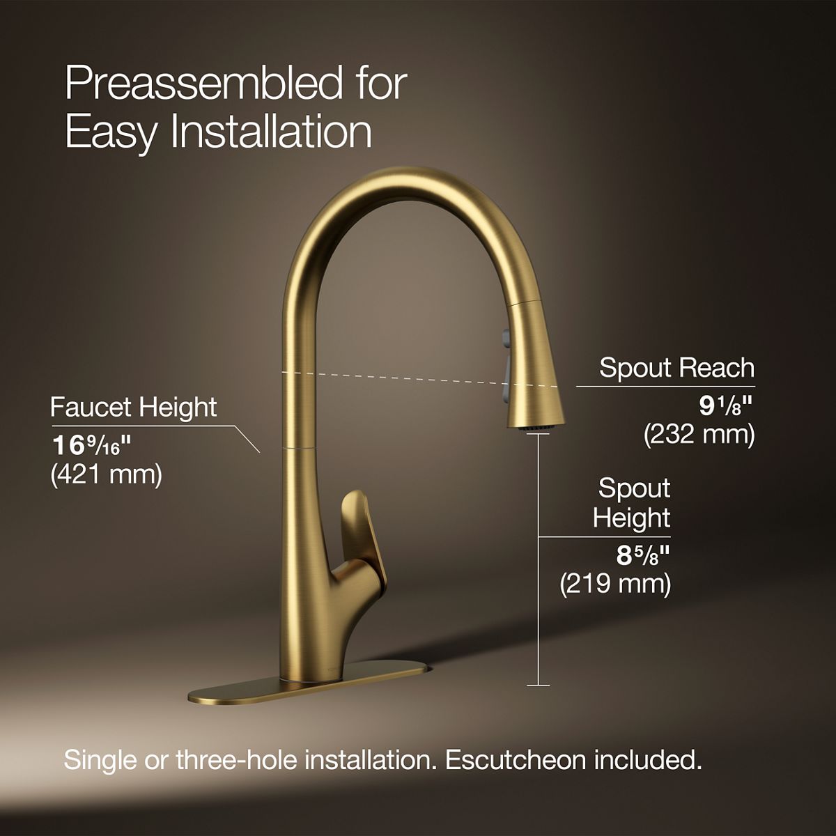 KOHLER R31548-2MB Kitchen-Faucets - View #3
