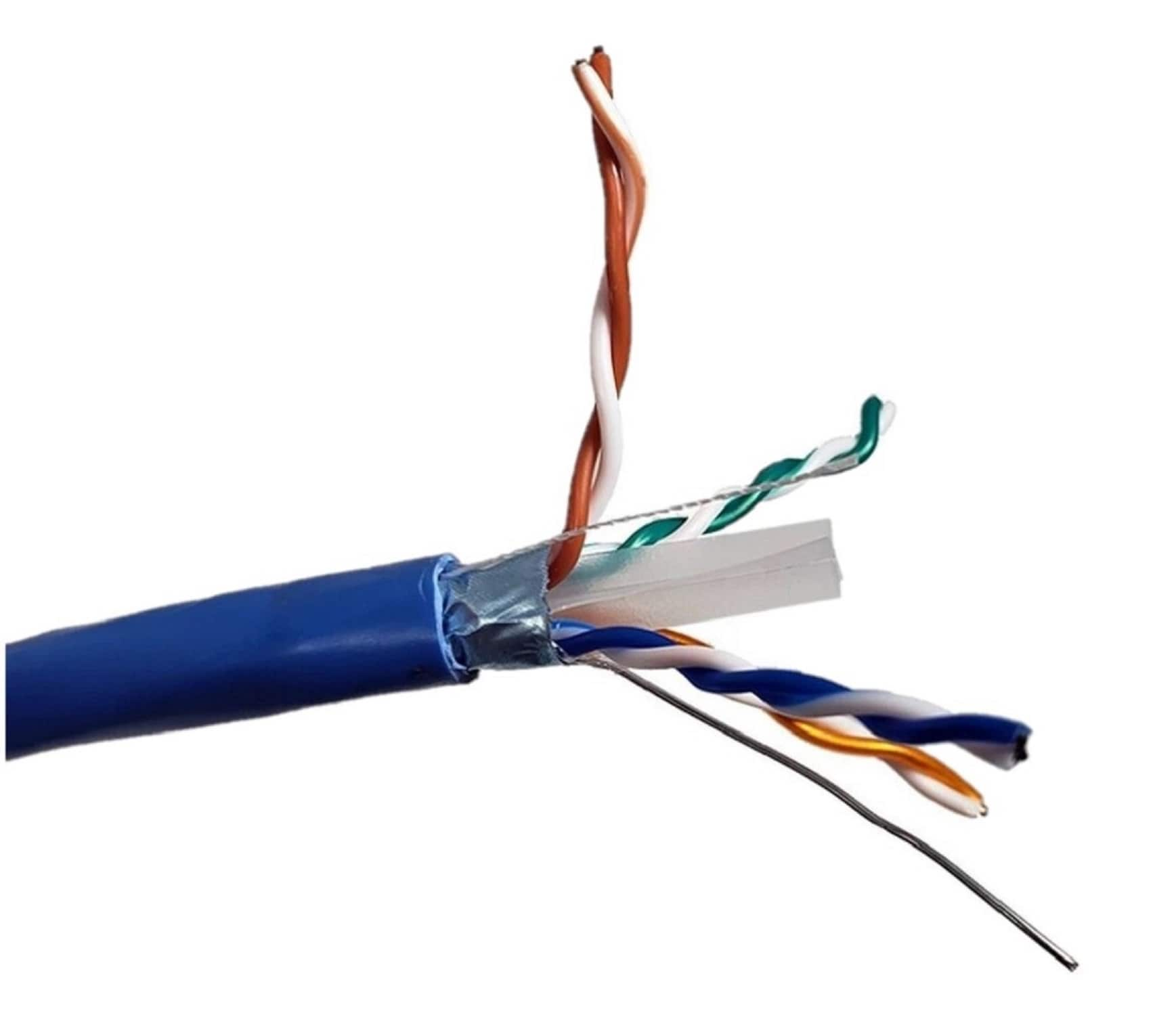 Micro Connectors Bulk STP 23AWG 250-ft 23 Cat 6 4 Communications