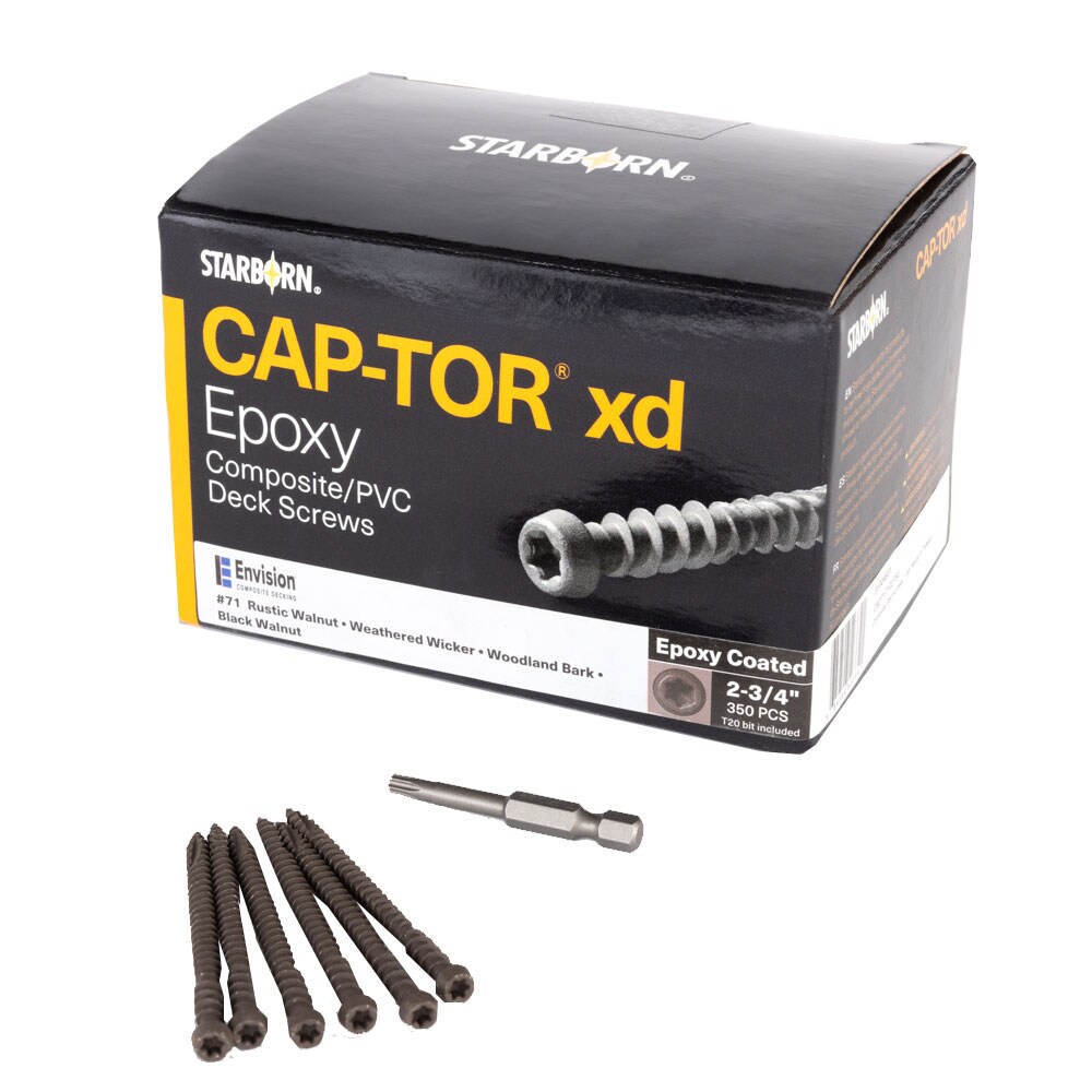 Envision Outdoor Living Products 31004531 #10 x 2-3/4-in Composite Deck Screws ( 350 -Per Box )
