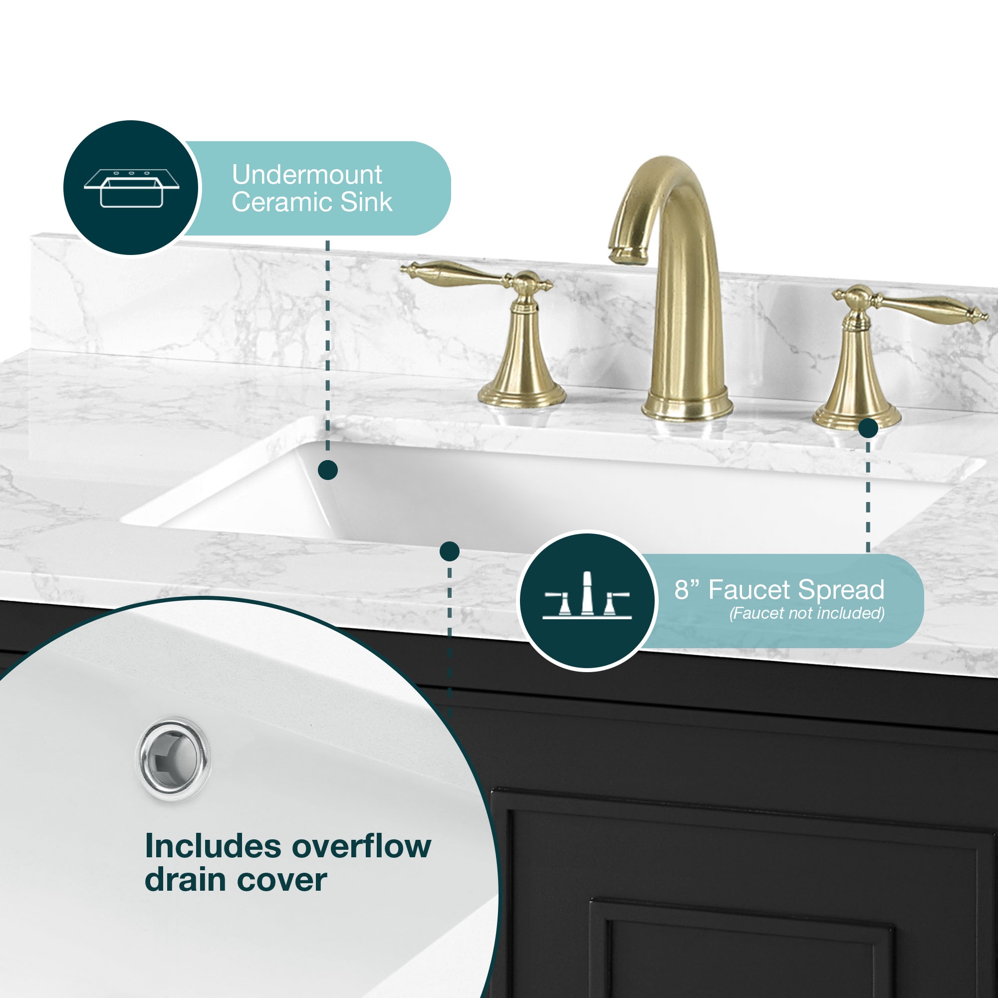 Origin 21 NANDEZ 36TB Bath-Vanity-Combo - View #6