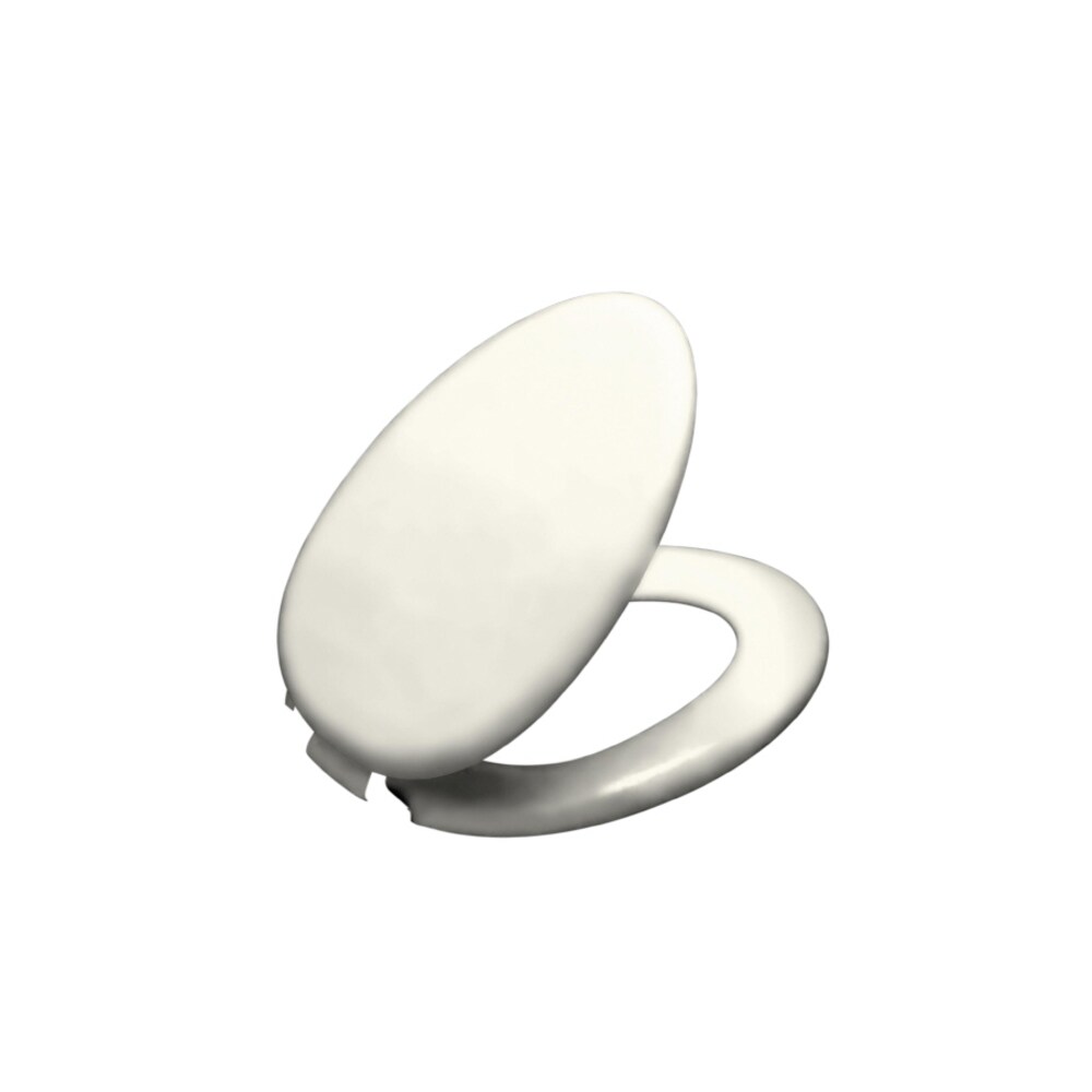 KOHLER 4701-CP-96 Wood Biscuit Elongated Toilet Seat