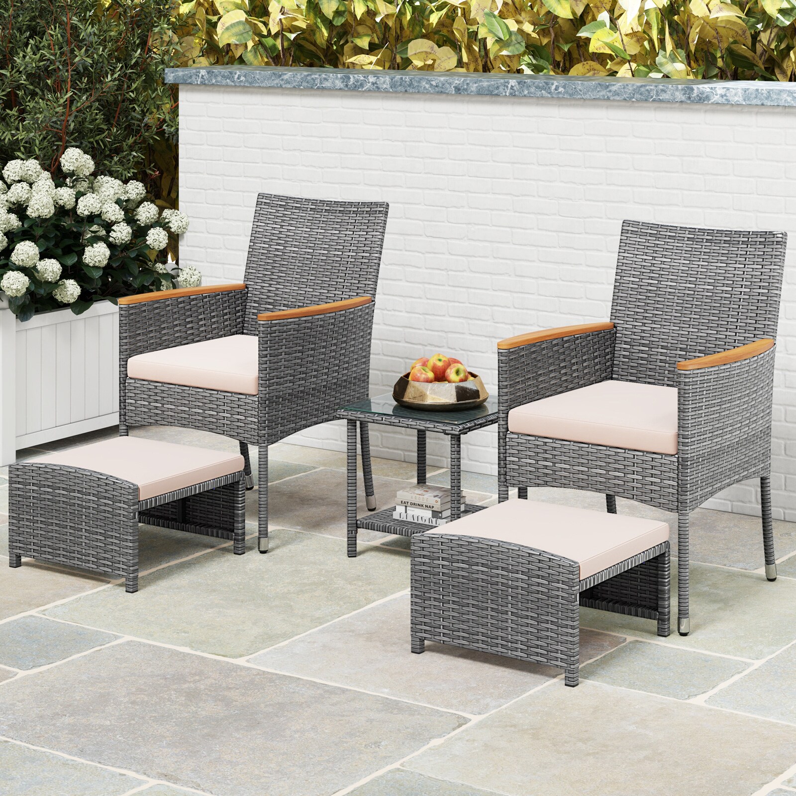 Slickblue D-CO-NB36327WH Patio-Conversation-Sets - View #2
