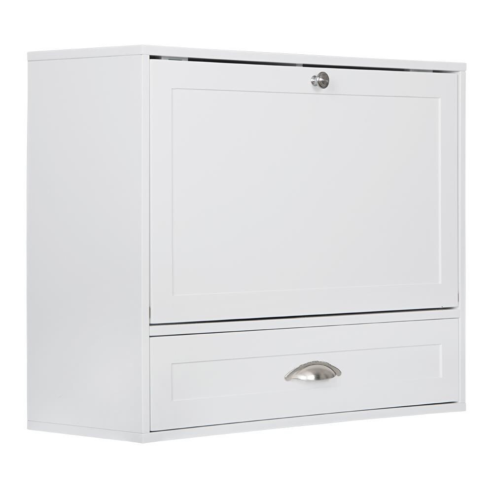 Utopia Alley FT73WW 22.4-in White Modern/Contemporary Floating Desk