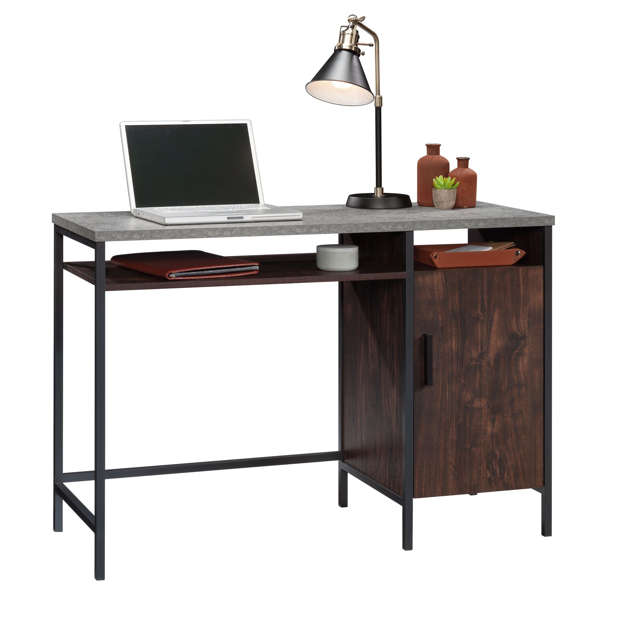  Market Commons Desk Rich Walnut finish