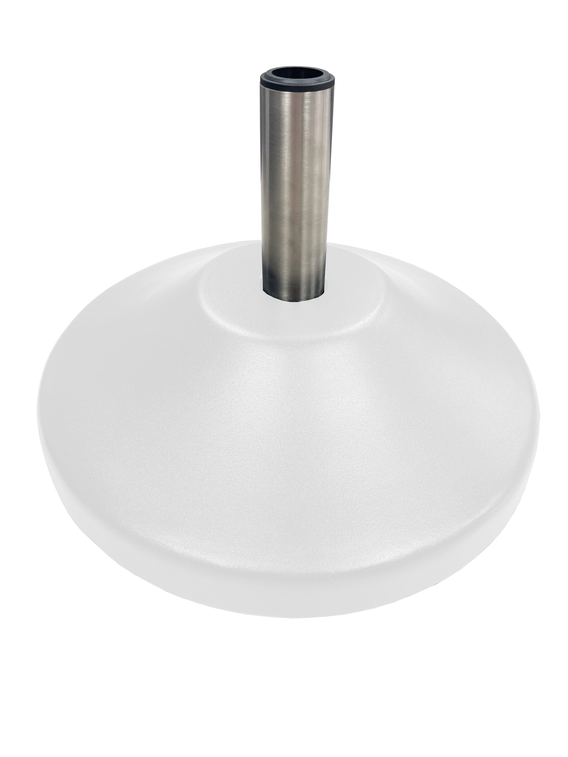 US Weight FUB50WE  White Patio Umbrella Base