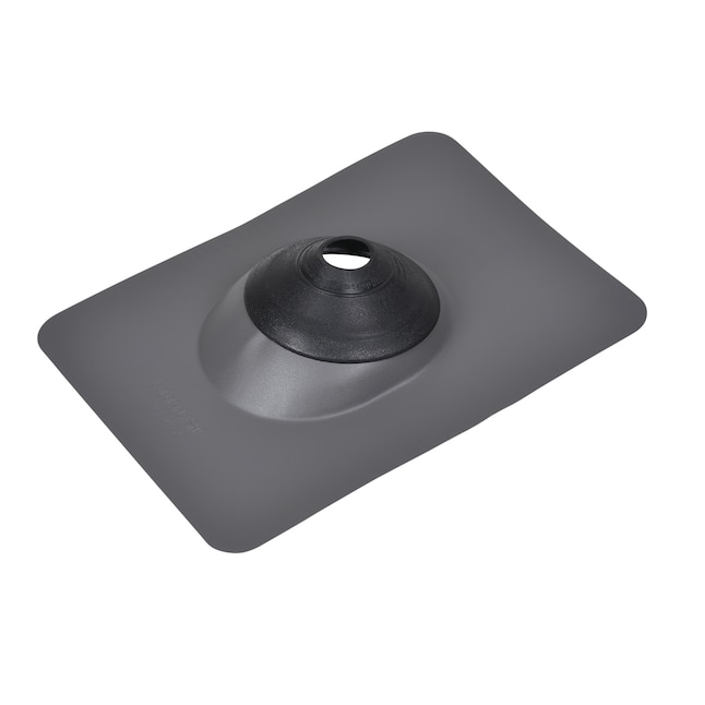 No-Calk 10-3/4 in. x 14-1/2 in. Galvanized Steel Drip Edge Vent Pipe Roof Flashing with 2-1/2 in. Diameter No-Calk 10-3/4 in. x 14-1/2 in. Galvanized Steel Drip Edge Vent Pipe Roof Flashing with 2-1/2 in. Diameter