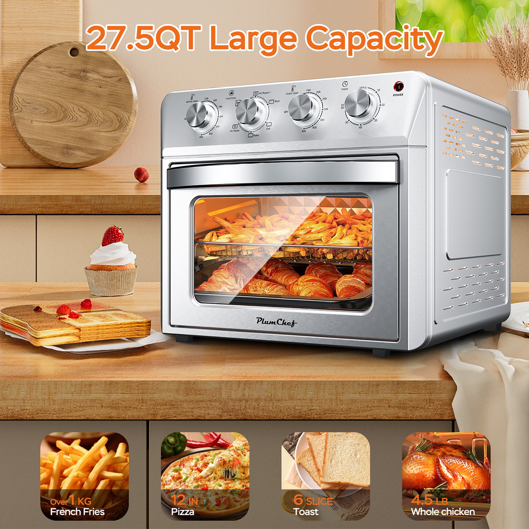 Elite Gourmet CLF-P415391 Countertop-Toaster-Ovens - View #6