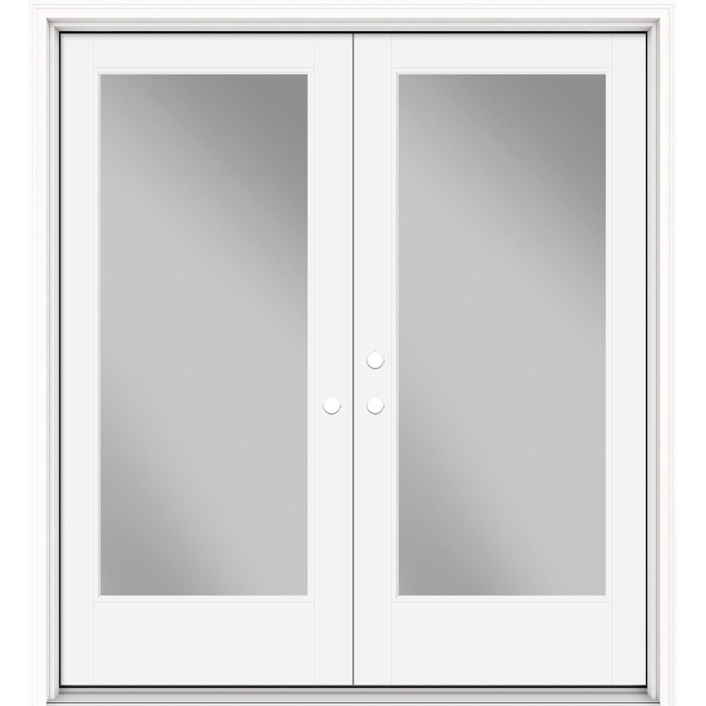 Masonite Performance Door System 72-in x 80-in x 4-9/16-in Fiberglass ...