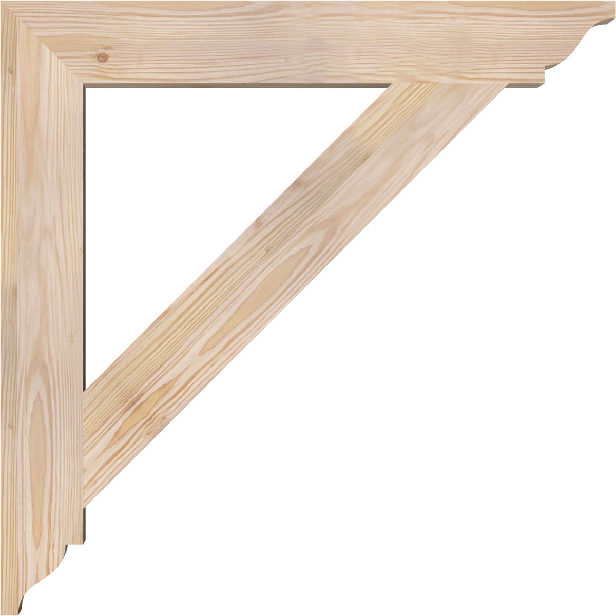 Ekena Millwork BKT04X26X26TRA01SDF Exterior-Brackets-Braces - View #3