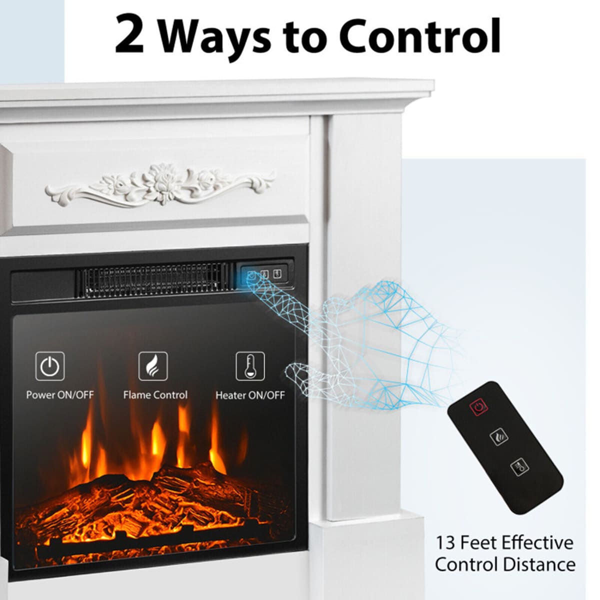 Clihome CL-WHUS-10103 Electric-Fireplaces - View #8