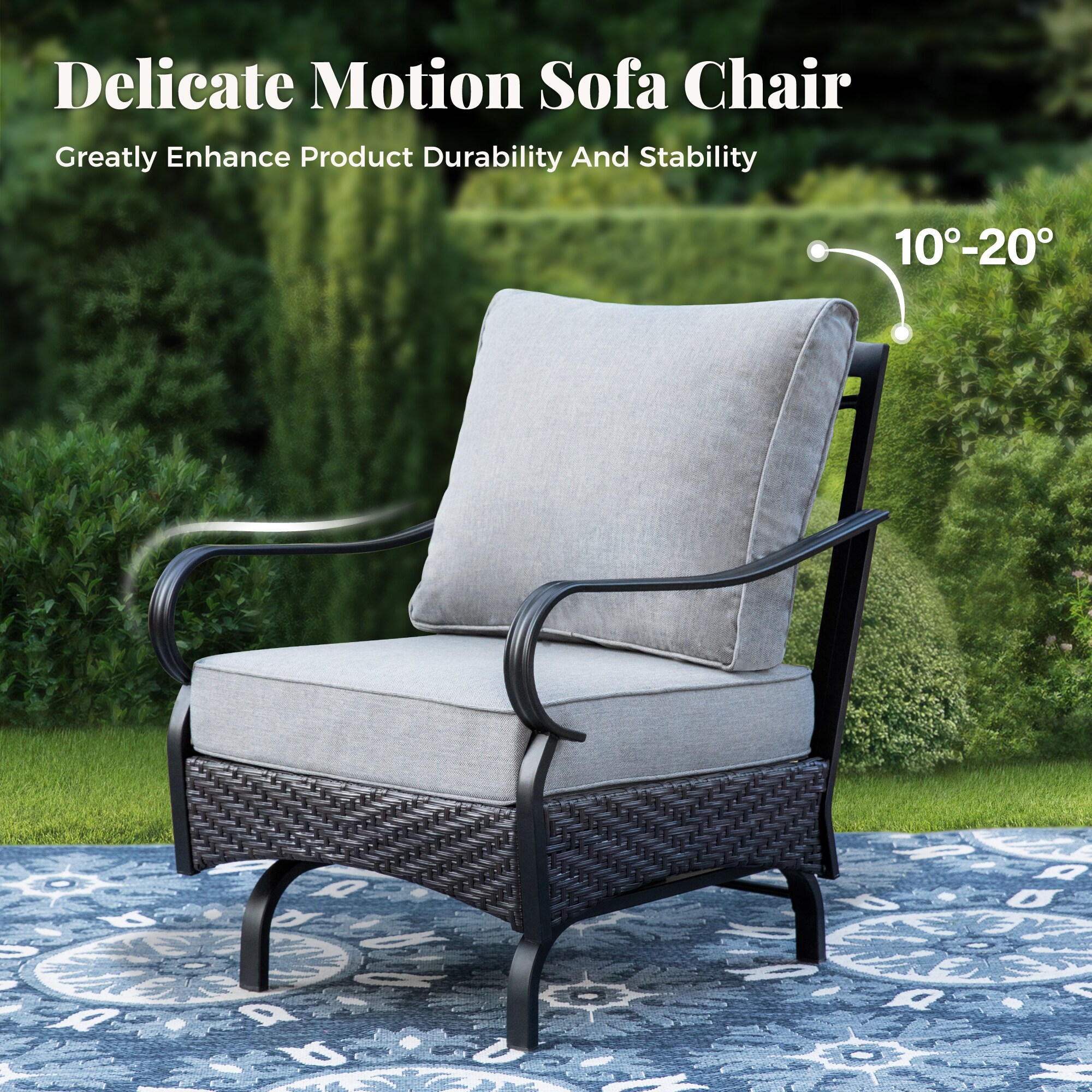Sunshine Valley CR001-11-5-GS103-GR Patio-Conversation-Sets - View #7