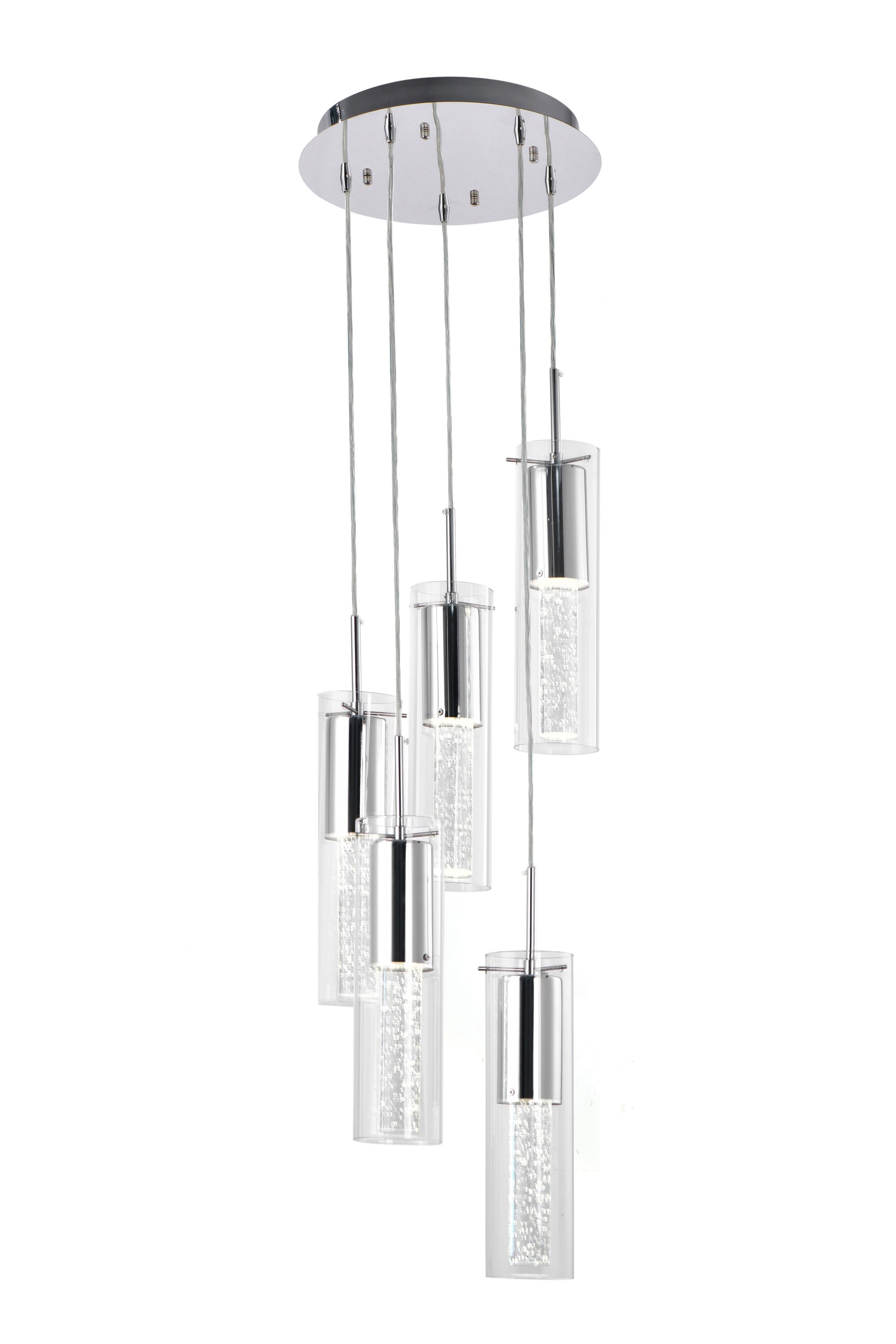 LAZZUR Lighting Midou 5-Light Polished Chrome Modern