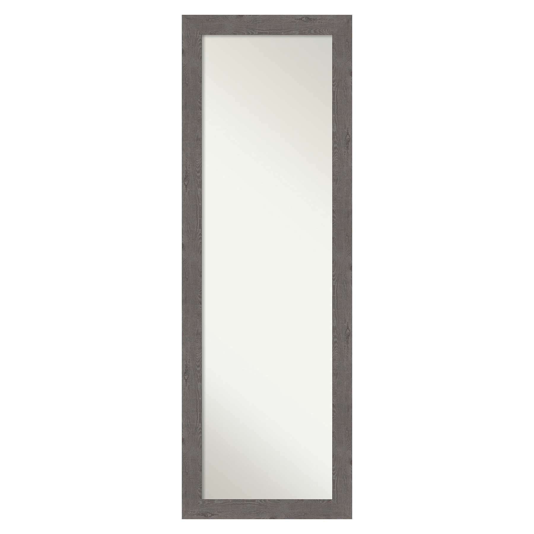 Amanti Art DSW4593710 Rustic Plank Grey 17.5-Inches W x 51.5-Inches H Rectangle Rustic Plank Grey Narrow Framed Full Length Door Mirror