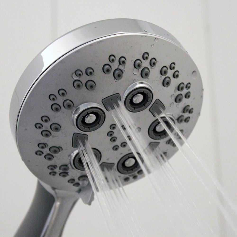 Speakman Rio Polished Chrome 4.5-in Round Handheld Shower Head 2.5-GPM ...