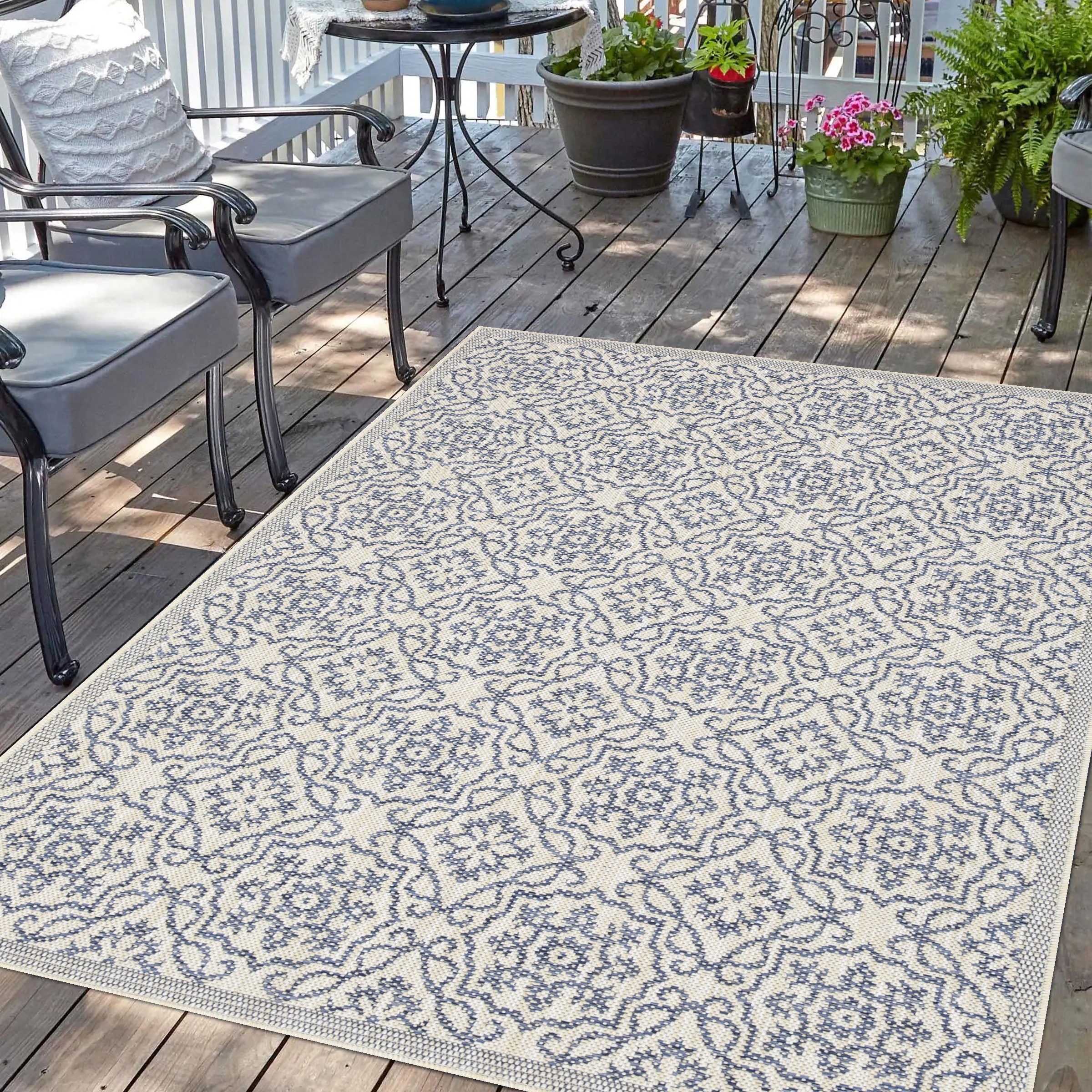 Playa Rug PLY-ELZ-BLUE-5X8 rugs - View #5
