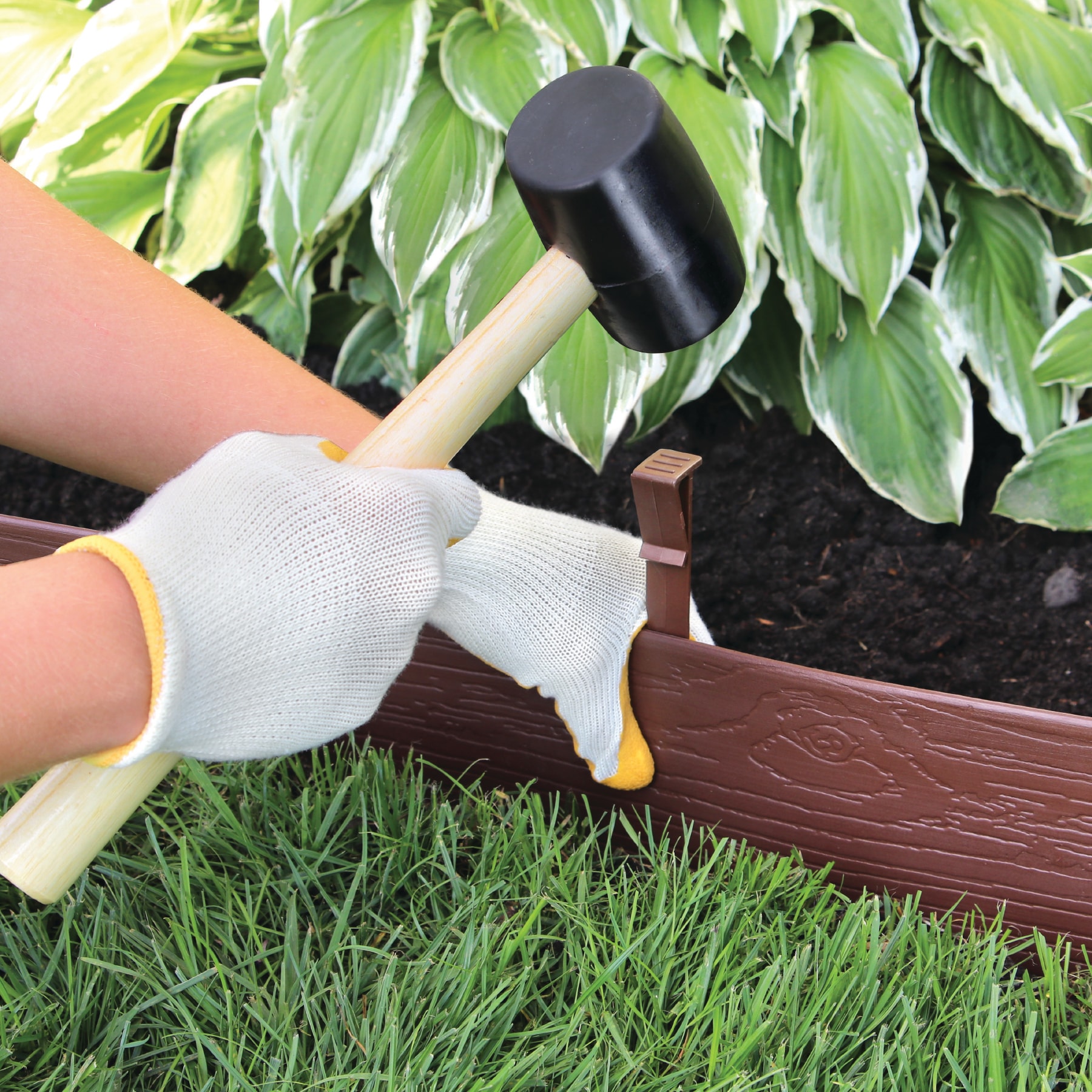 Master Mark 40 ft. Black HDPE Plastic Lawn Edging