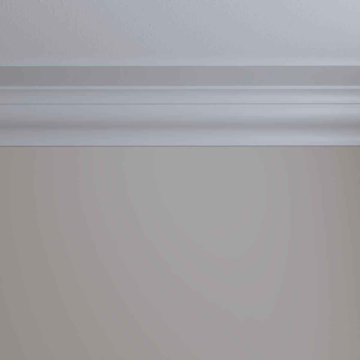 Primed Polyurethane Crown Moulding 94.5" Length