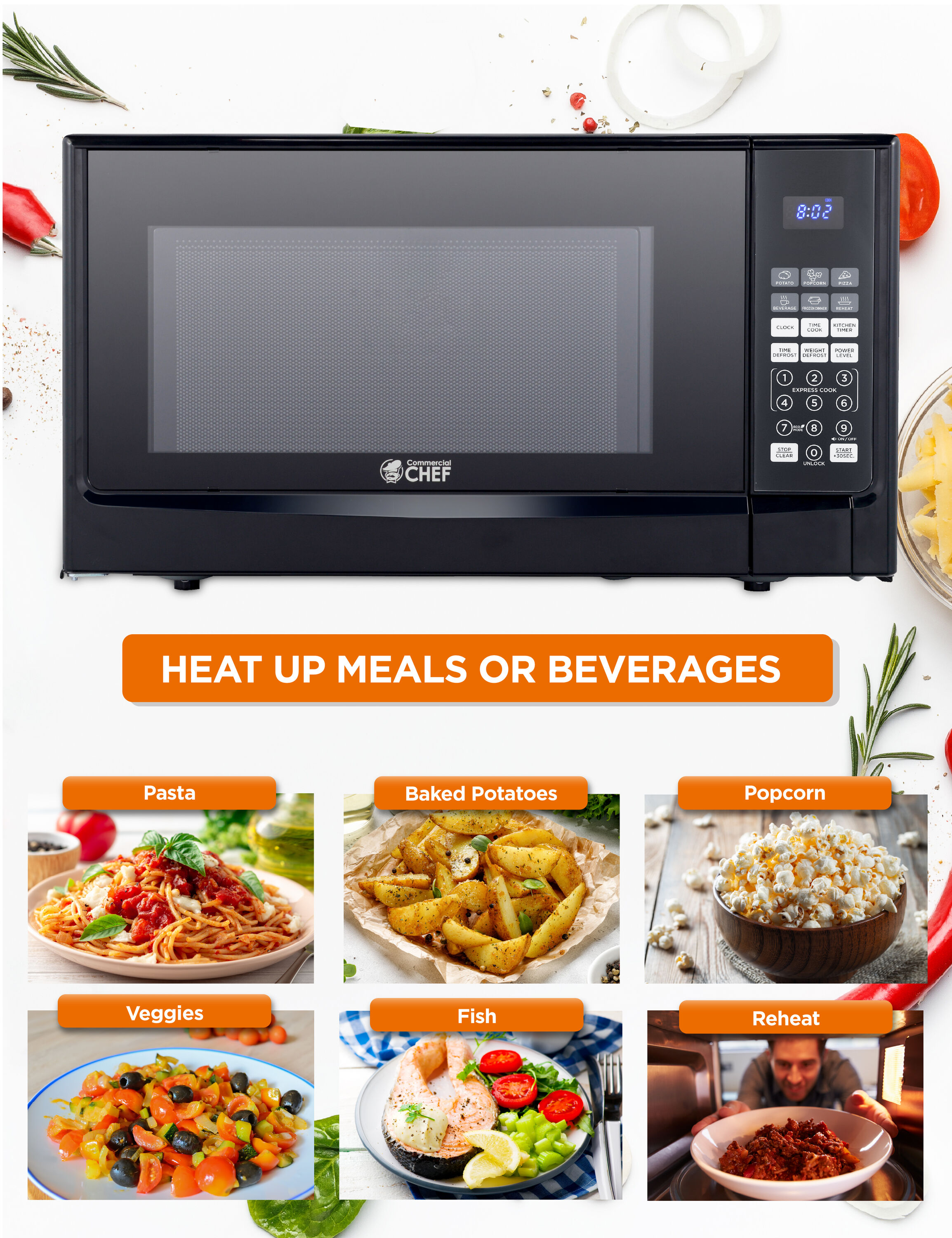 Commercial Chef CHM14110B6C Cnt-Mwo - View #13