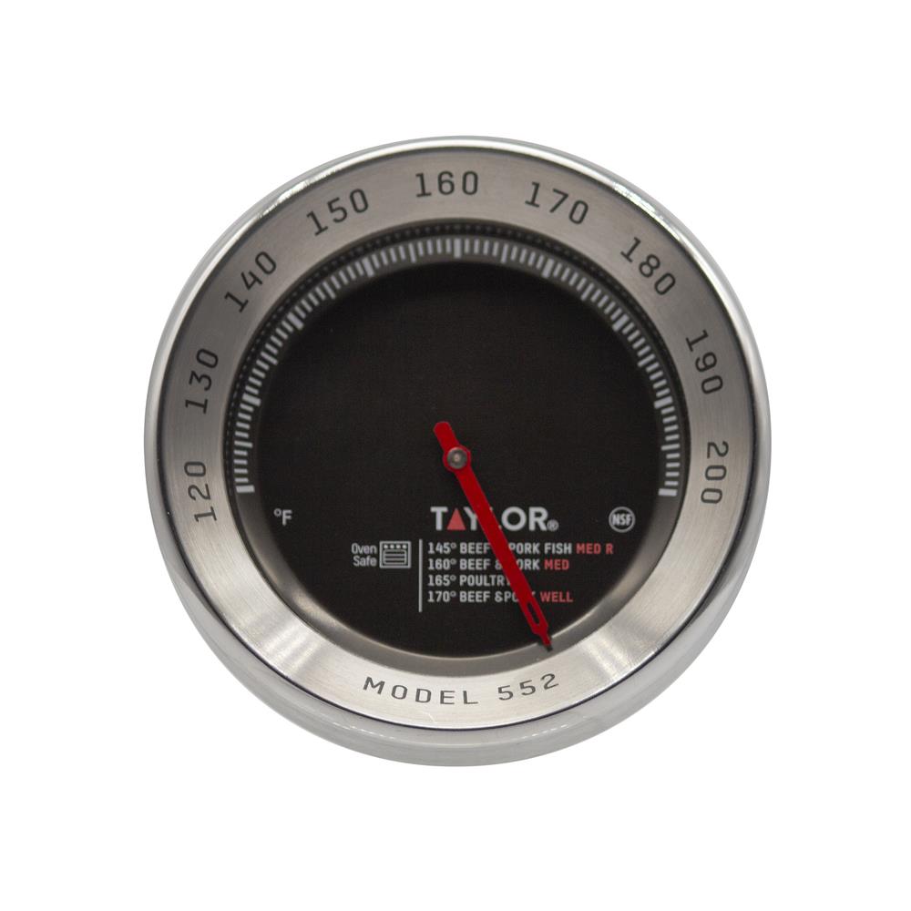 Taylor ACHR146644  6269666 Instant Read Analog Meat Thermometer