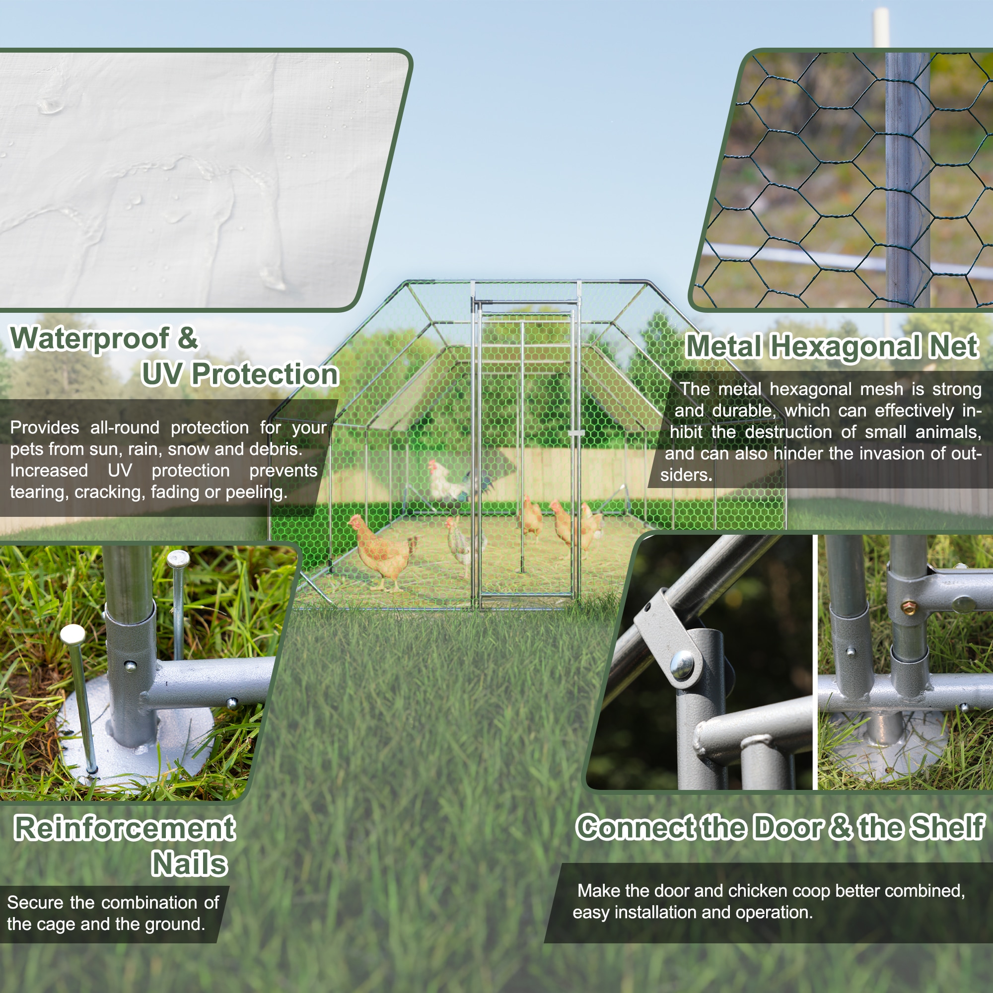 Maocao Hoom JLS00020 Chicken-Coops-Rabbit-Hutches - View #6