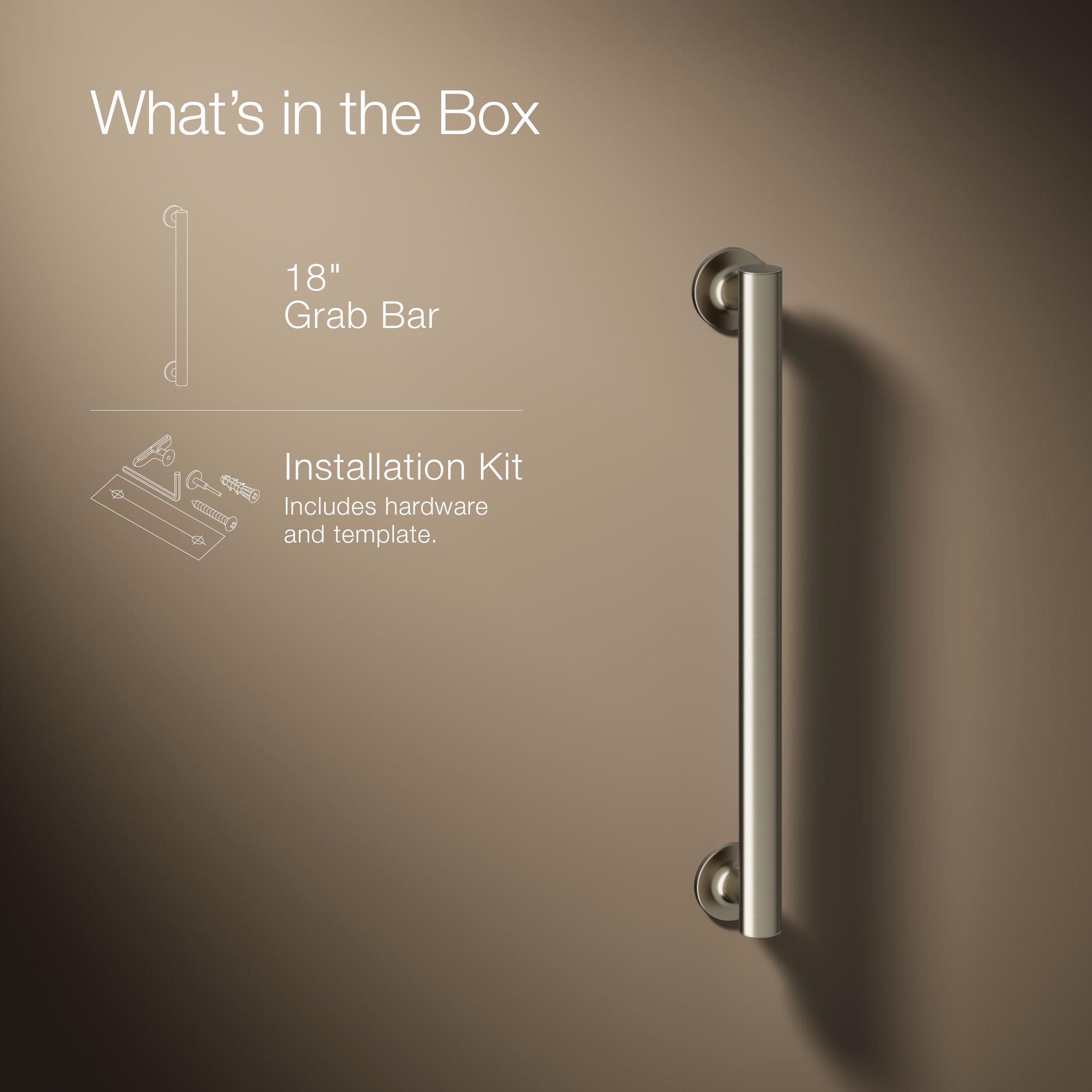 KOHLER 11892-BV Grab-Bars - View #8