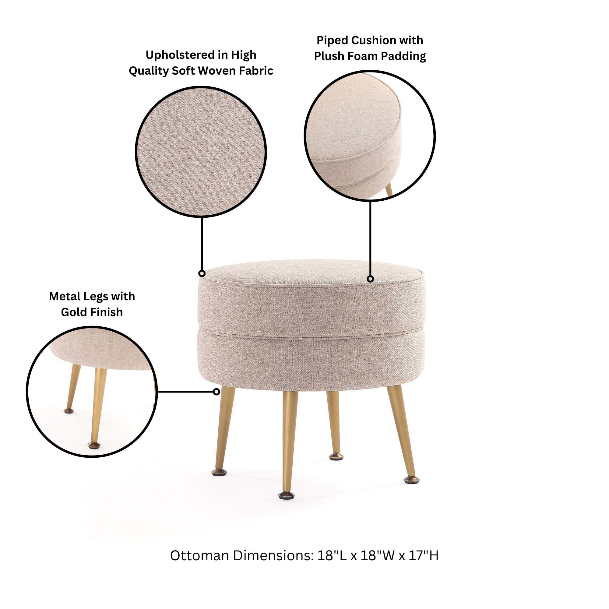 Manhattan Comfort 2-OT003-OT Indoor-Ottomans - View #4