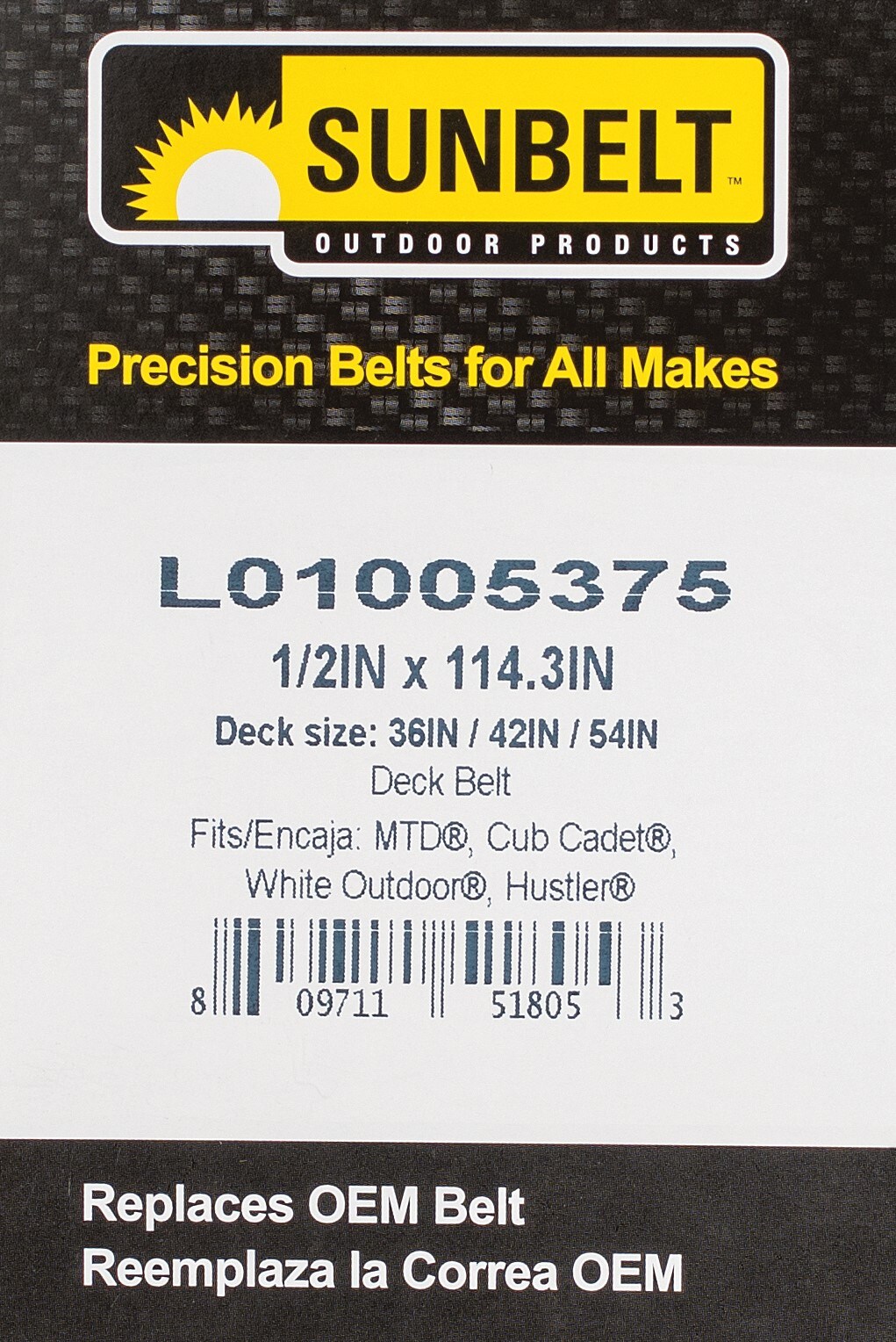 Sunbelt L01005375 Riding-Mower-Belts - View #5