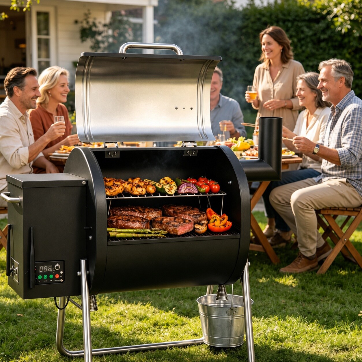 JVFCXXV LJV0711C114 Gas-Grill-Cookgrates-Warmracks - View #7
