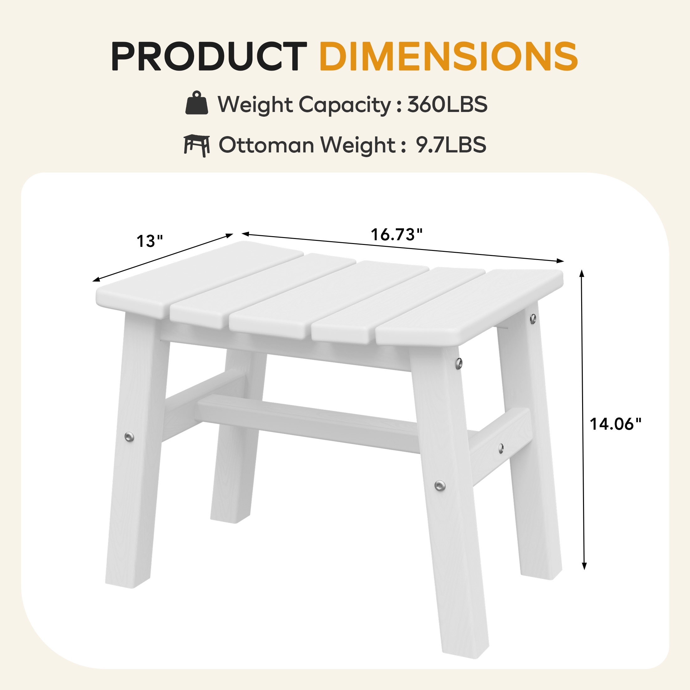 JEAREY SW-CFR-WT Stools-Ottomans - View #3