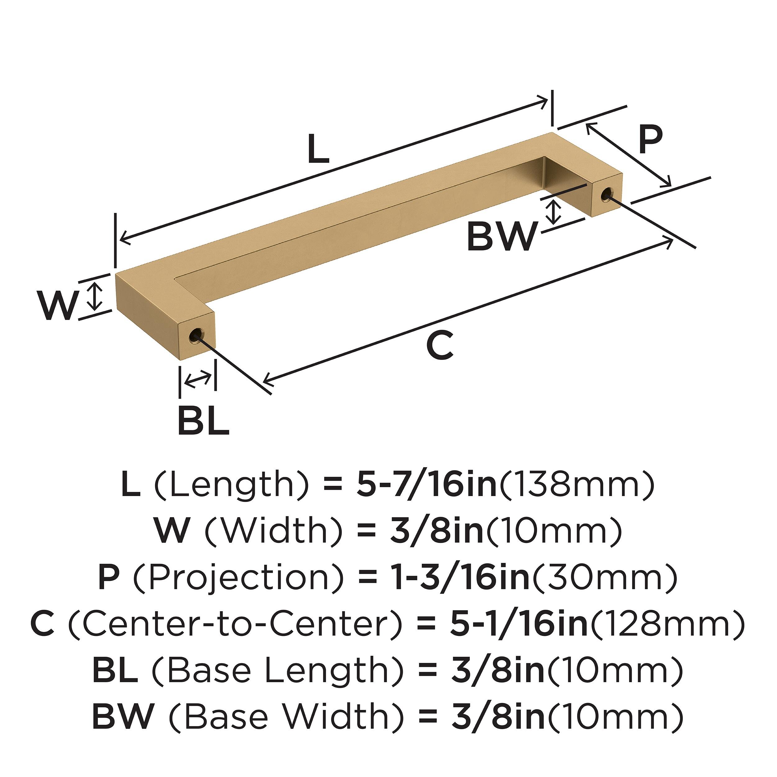 Amerock 25VMP36571CZ Cabinet-Pulls - View #4