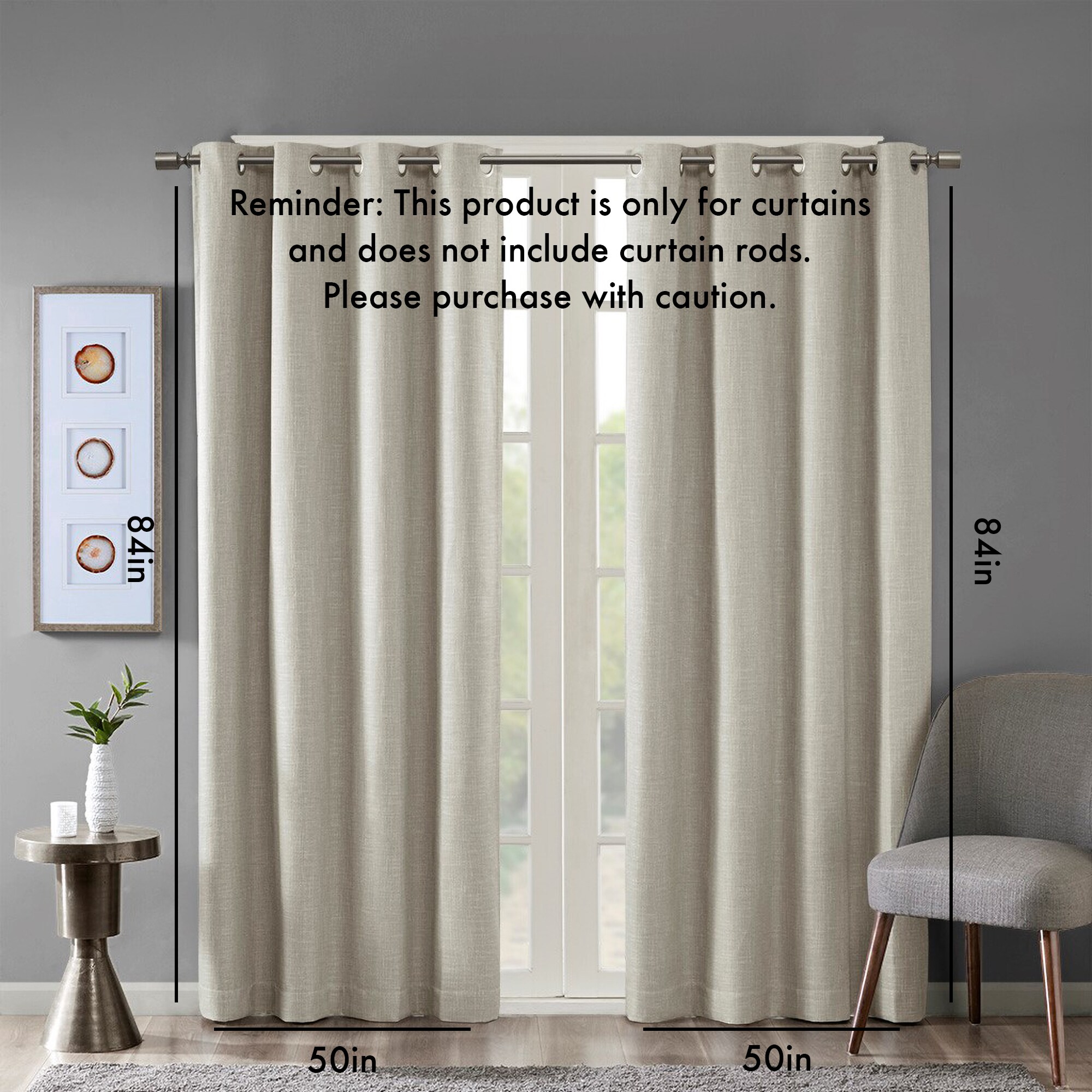 LUXEYARD DS-M-BAC02245 curtains - View #2
