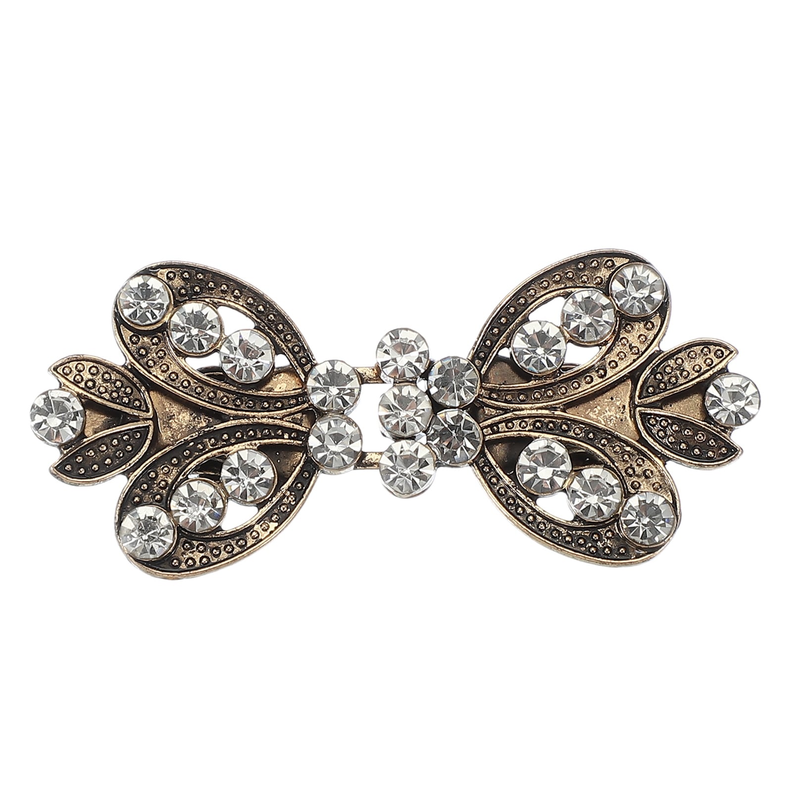 Unique Bargains Dress Clips Back Cinch Retro Sweater Cardigan Shawl Collar Cloak Waist Clips for Different Women Clothing(5.3x2.4x1.4cm Dark Gold) #S26030500UX6736